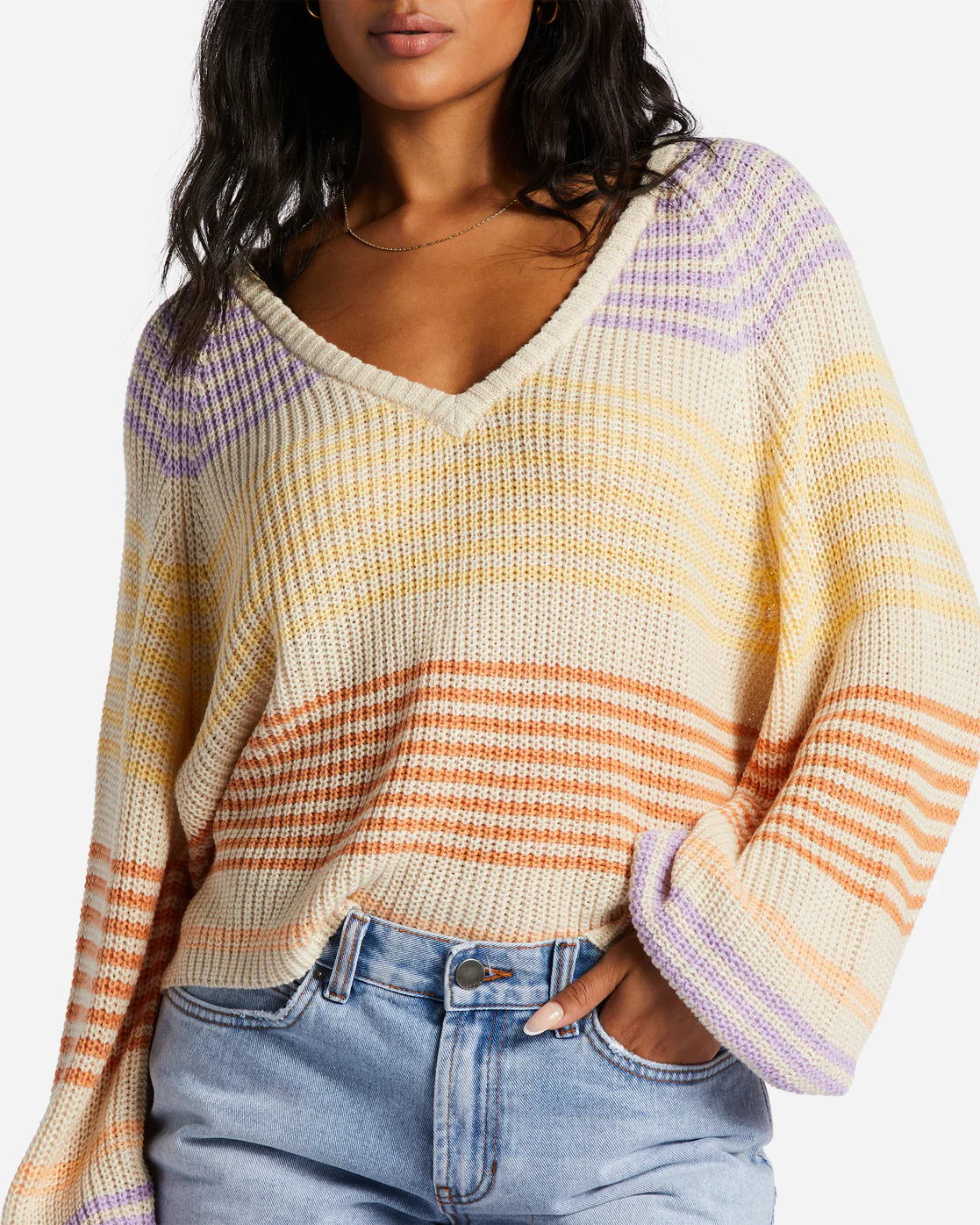 Billabong Under The Sun Sweater - Light Melon -Biliabong Outlet