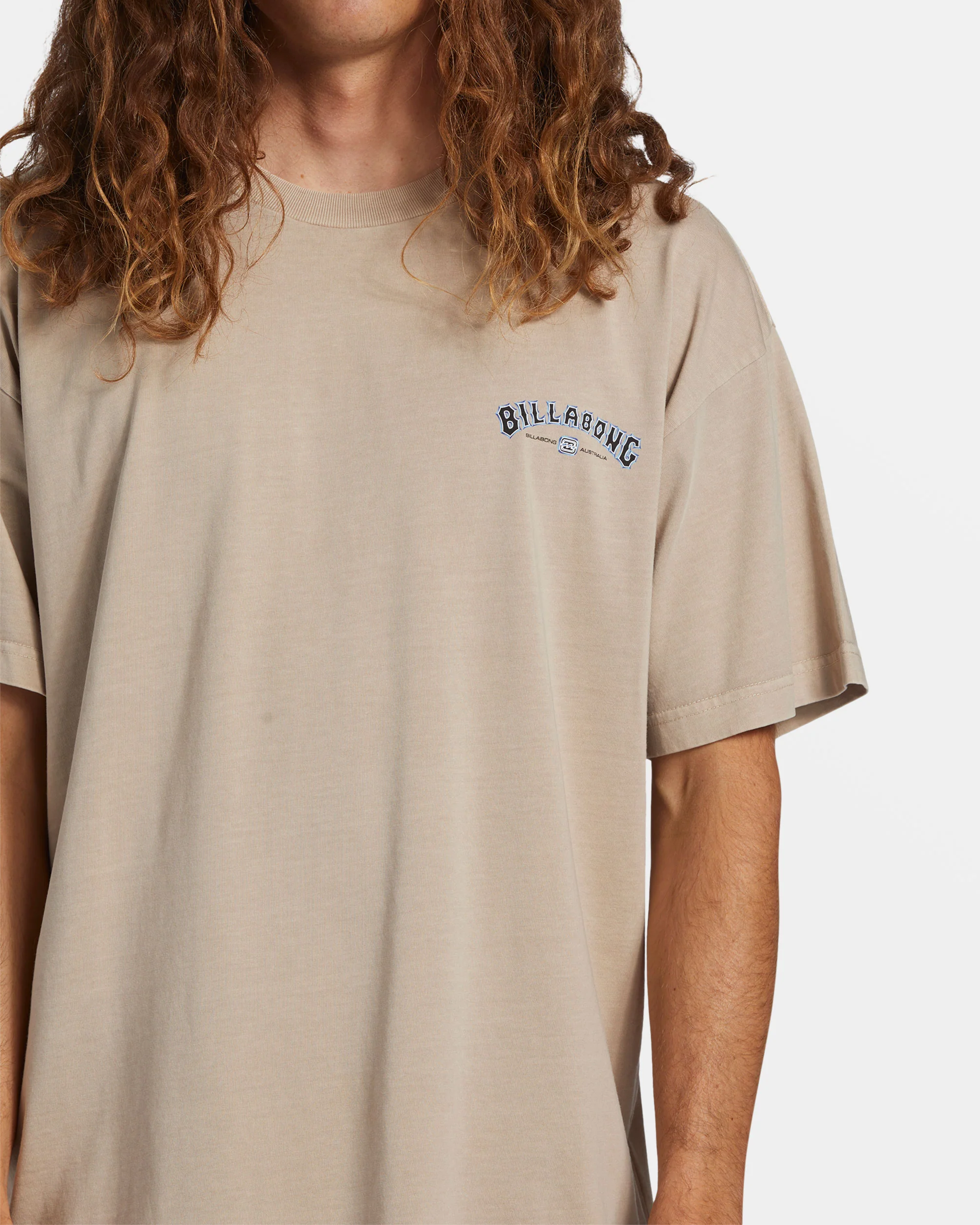 Billabong Archwave OG T-Shirt - Cream -Biliabong Outlet
