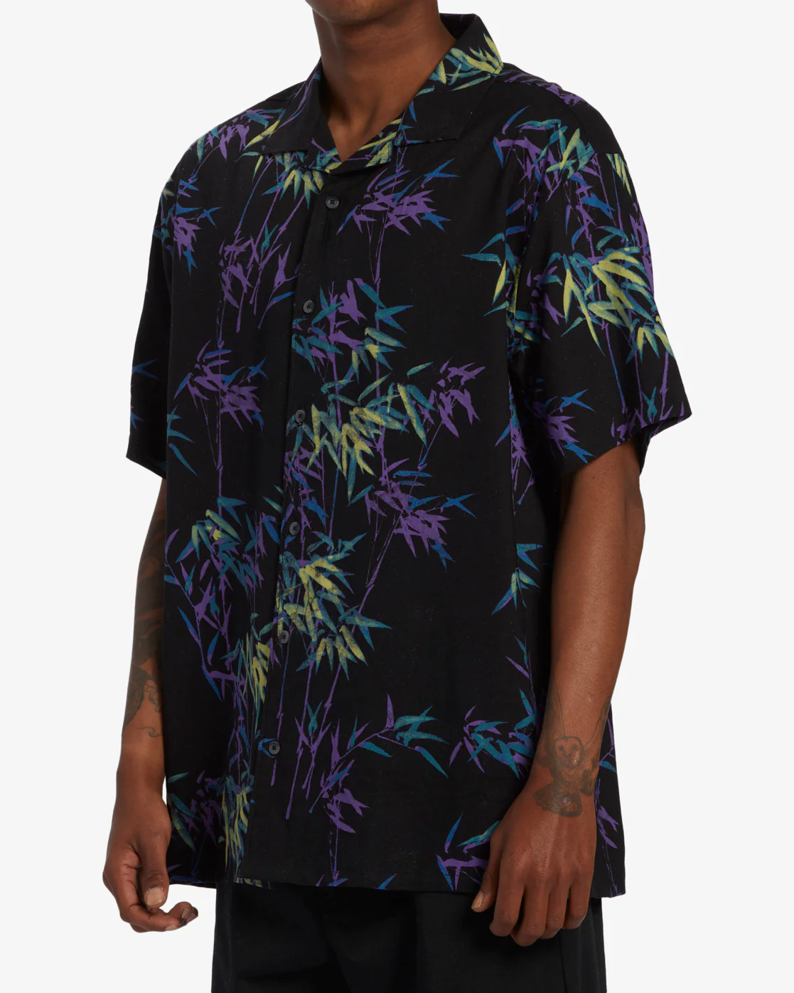 Billabong Sundays Vacay Short Sleeve Woven Shirt - Washed Violet -Biliabong Outlet