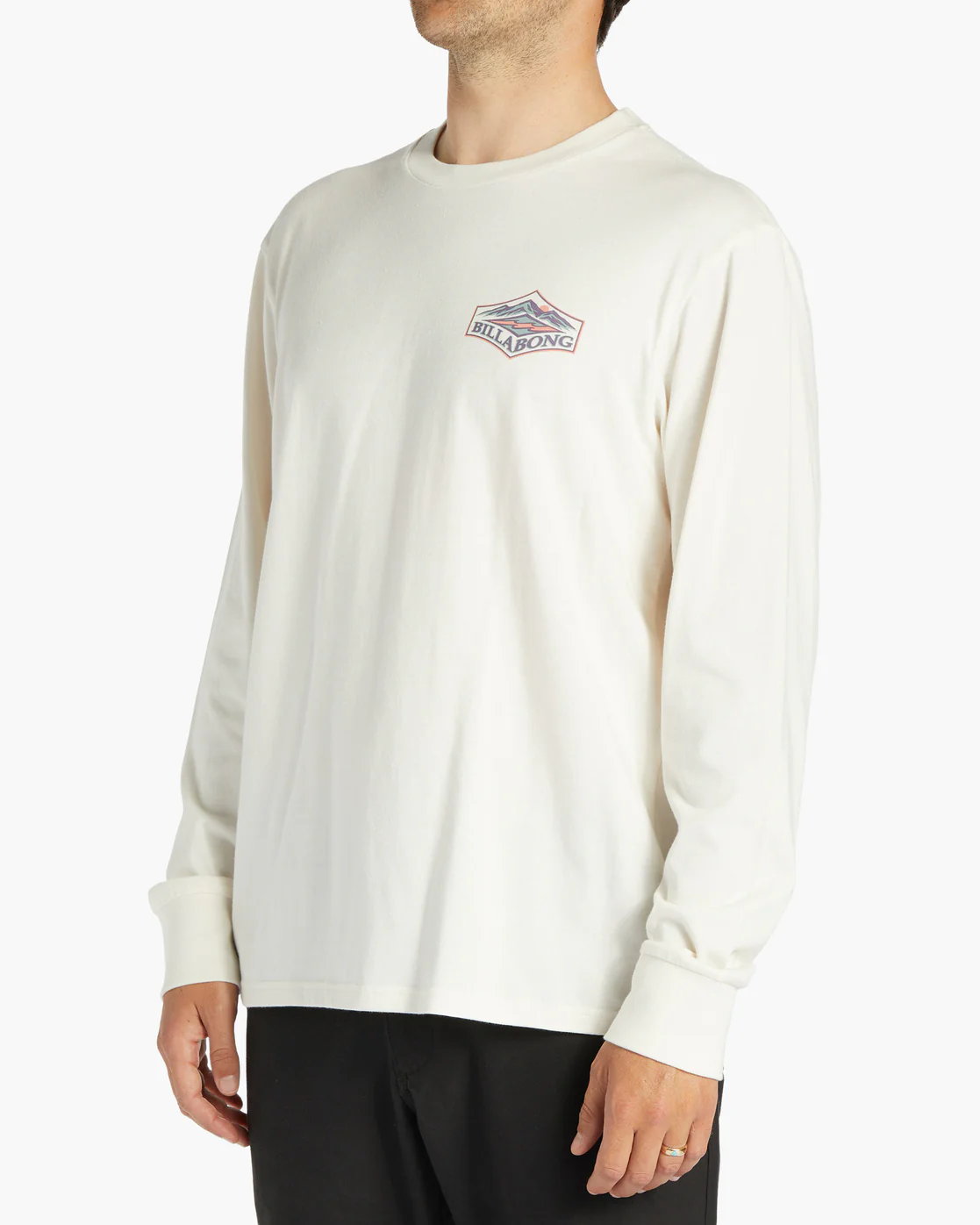 Billabong Summit Long Sleeve T-Shirt - Off White -Biliabong Outlet