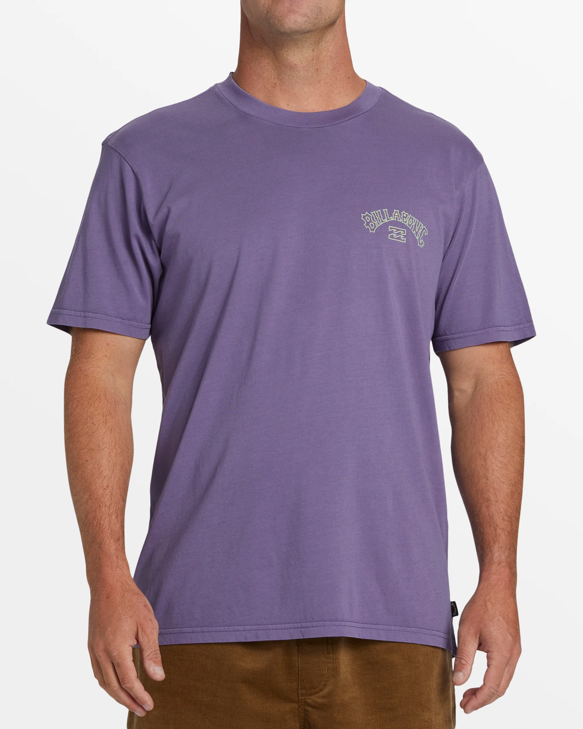 Billabong Arch Wash T-Shirt - Deep Plum -Biliabong Outlet