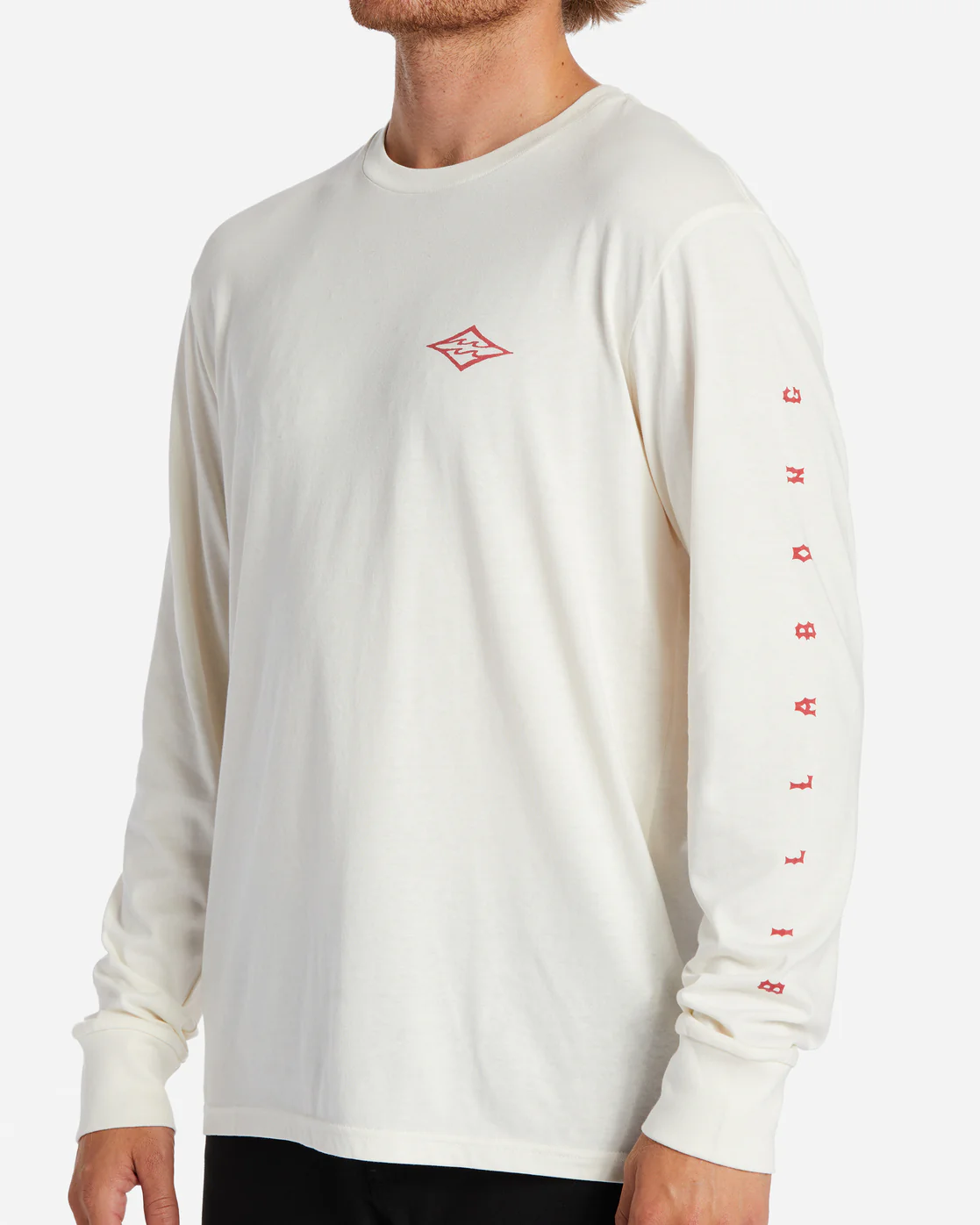 Billabong Unity Long Sleeve T-Shirt - Off White -Biliabong Outlet