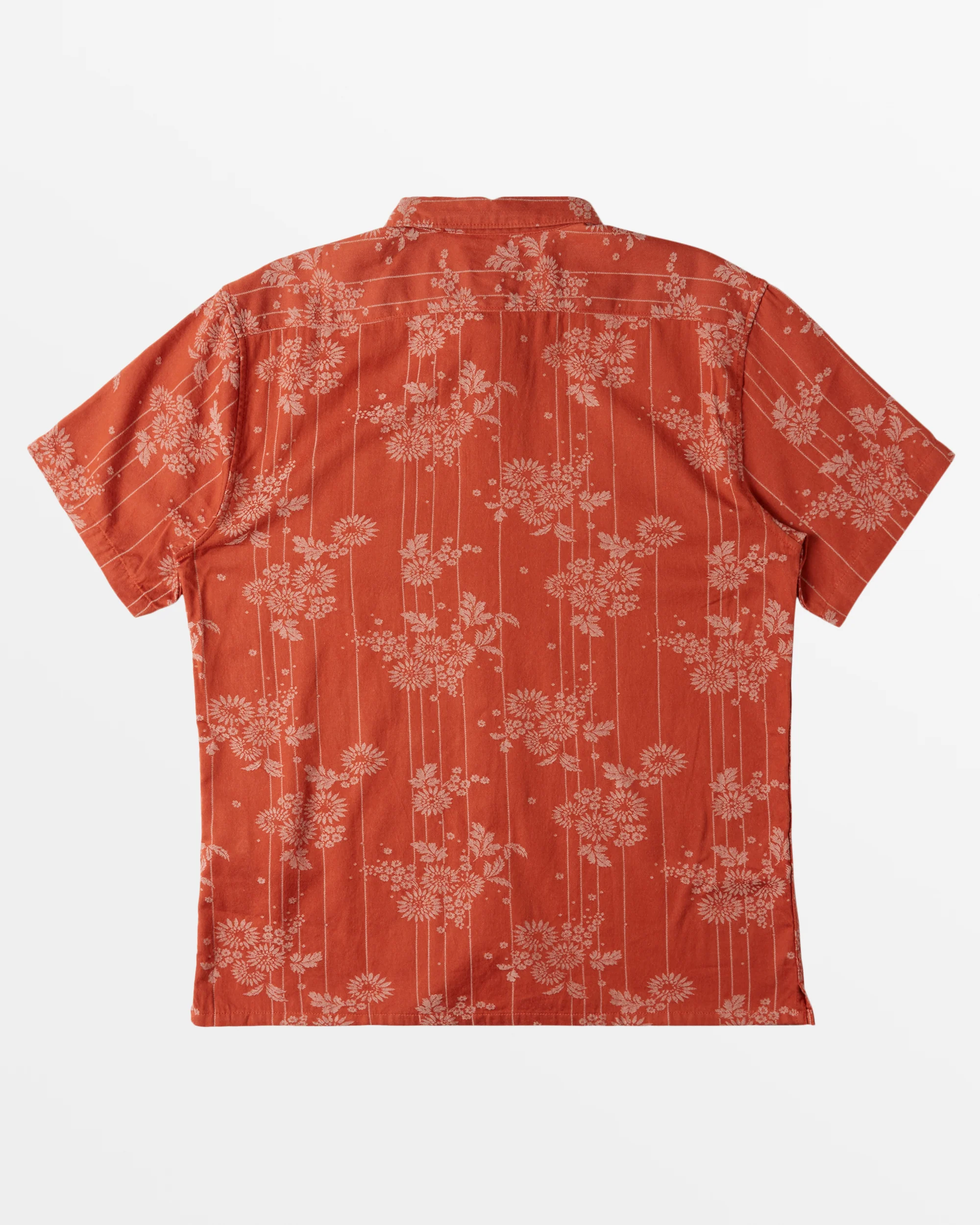 Billabong Sundays Jacquard Short Sleeve Shirt - Etruscan Red -Biliabong Outlet