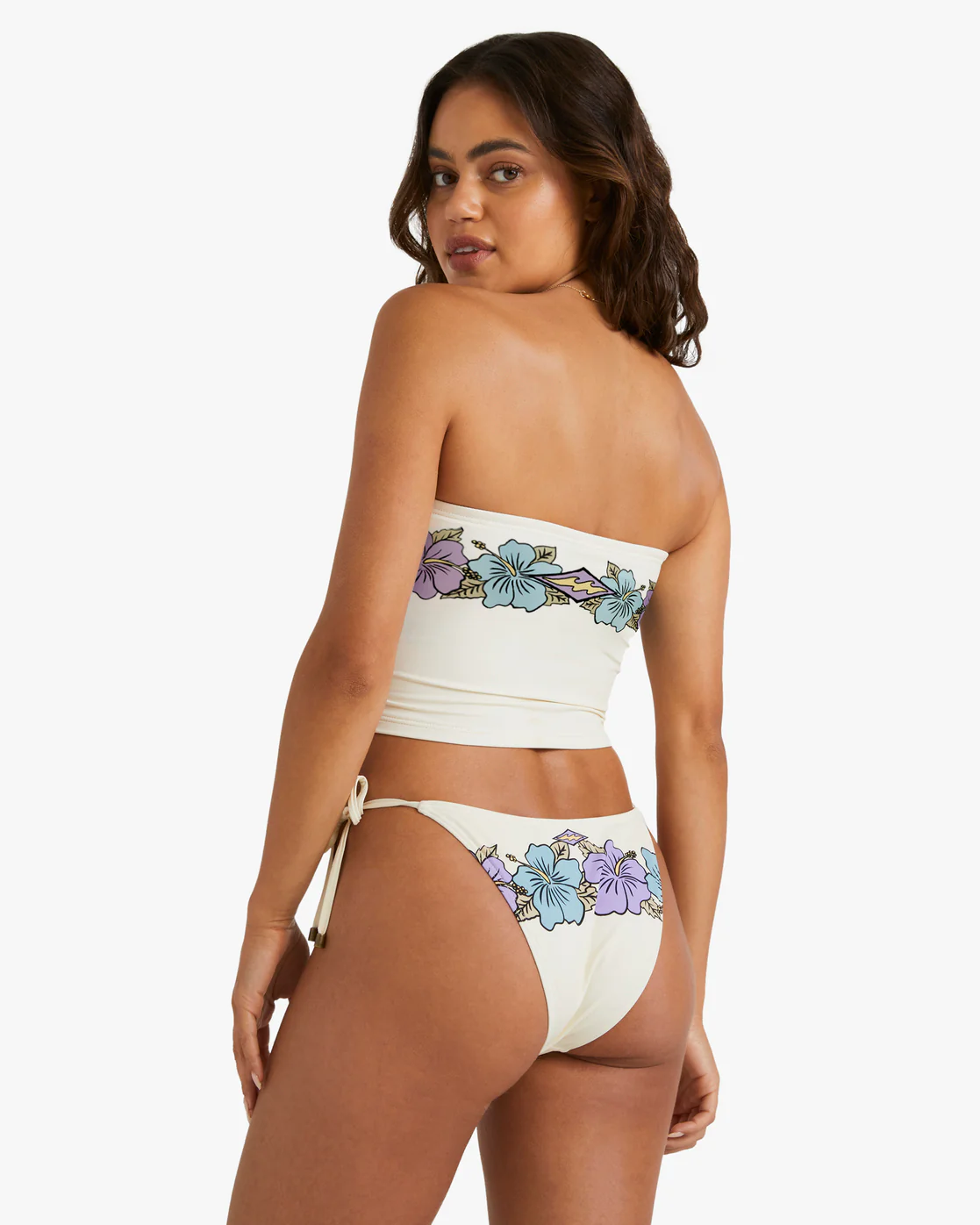 Billabong Aloha 73 Bandeau Tank Bikini Top - White Sand -Biliabong Outlet