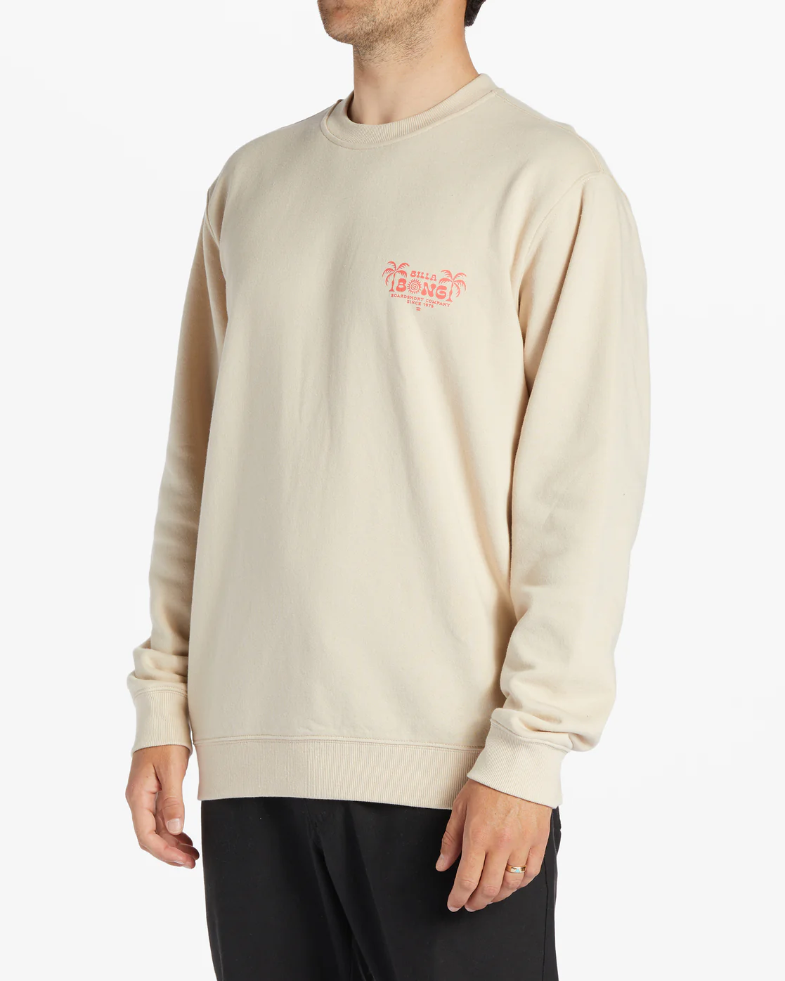 Billabong Short Sands Crew Sweatshirt - Chino -Biliabong Outlet