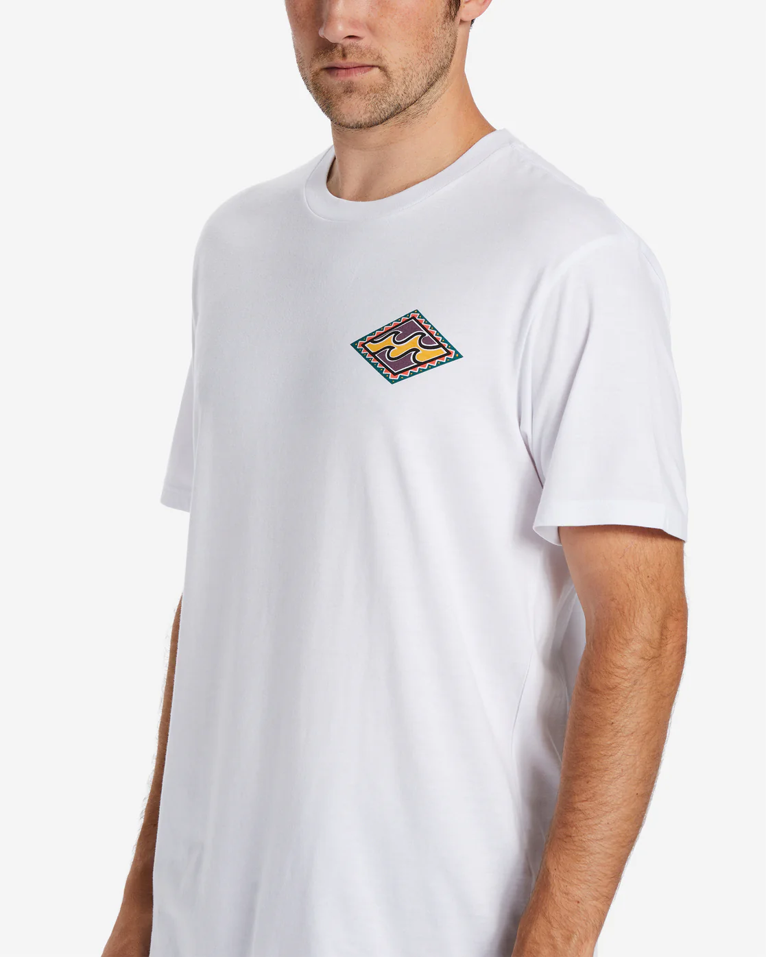 Billabong Crayon Wave T-Shirt - White -Biliabong Outlet
