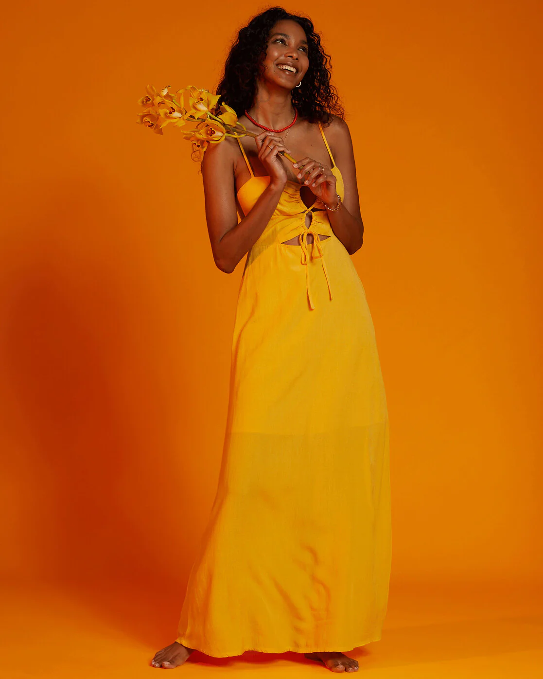 Billabong Lima Maxi Dress - Sunset -Biliabong Outlet