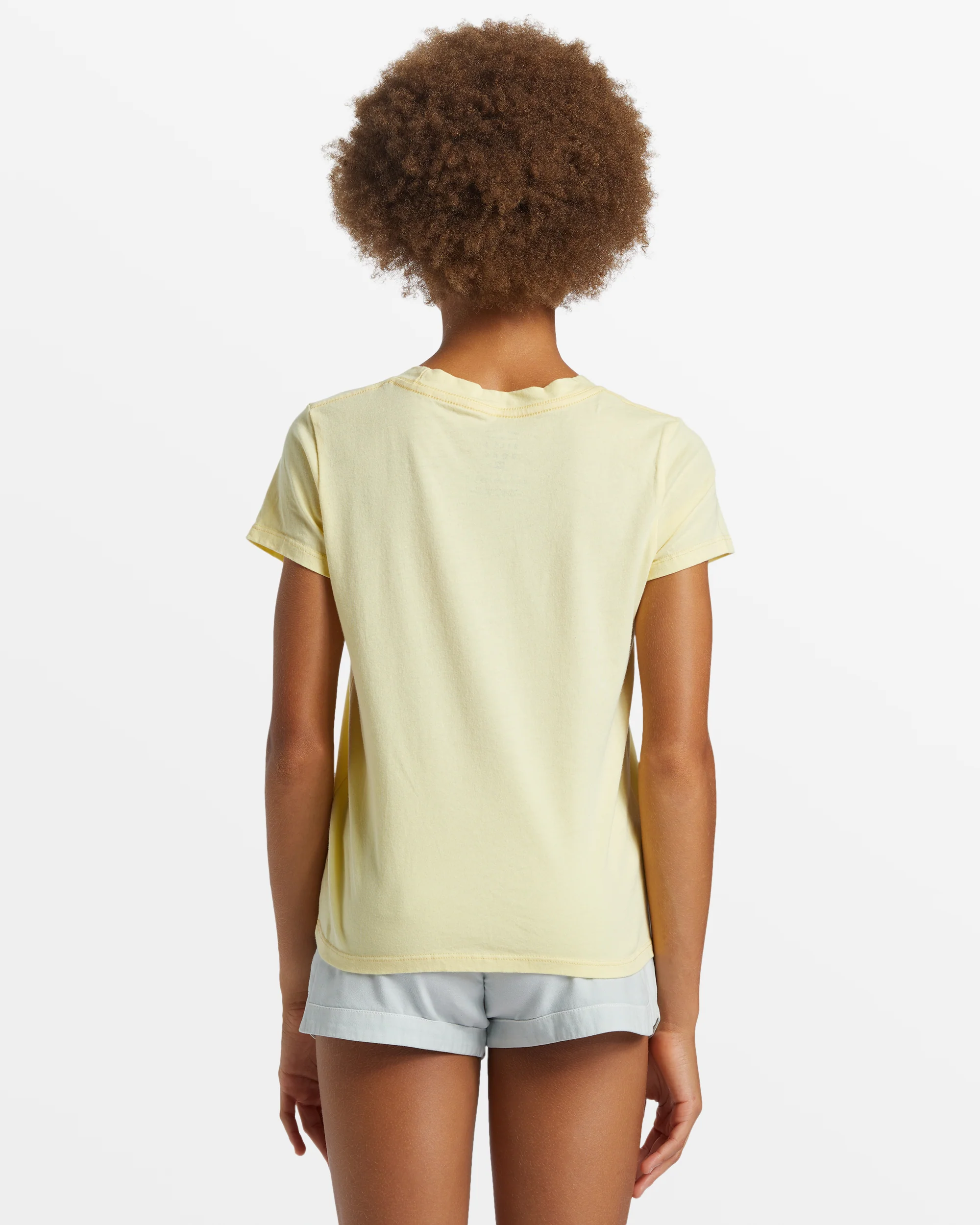 Billabong Girl's Under The Sun T-Shirt - Mellow Yellow -Biliabong Outlet
