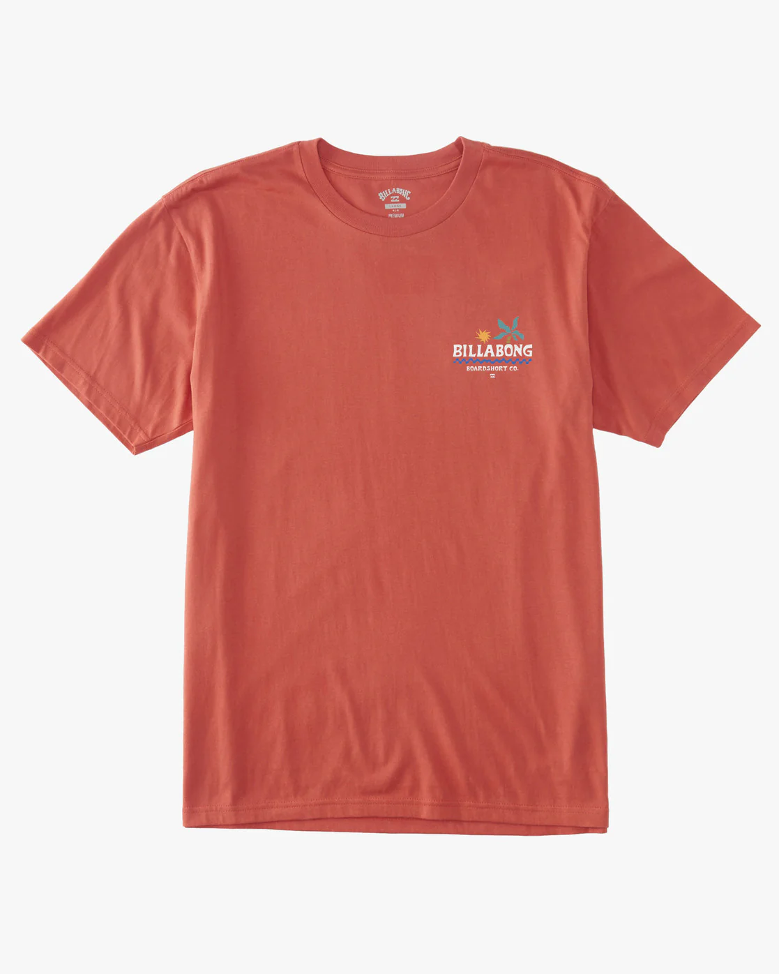 Billabong Lounge T-Shirt - Coral -Biliabong Outlet