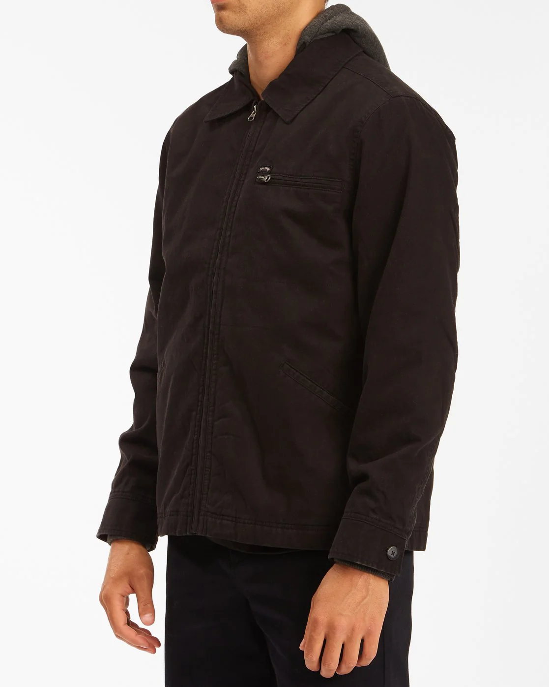 Billabong Barlow Hooded Jacket - Black -Biliabong Outlet