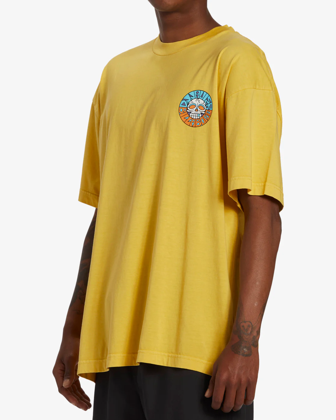 Billabong Break The Cycle Short Sleeve Wave Washed T-Shirt - Sunny -Biliabong Outlet