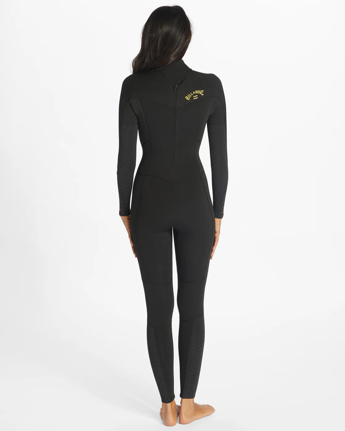 Billabong 5/4 Synergy Back Zip Full Wetsuit - Wild Black -Biliabong Outlet