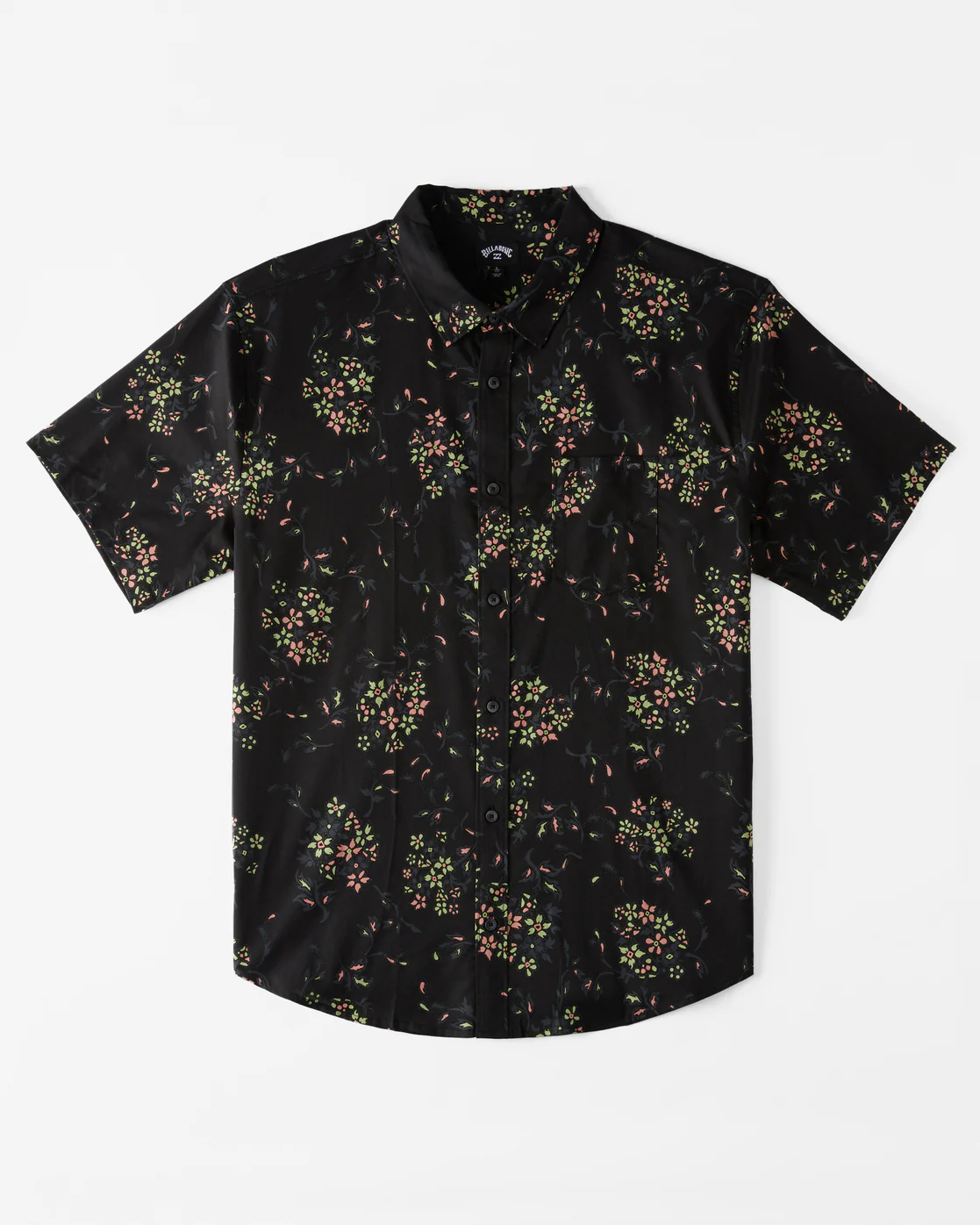 Billabong Sundays Mini Short Sleeve Shirt - Asphalt -Biliabong Outlet
