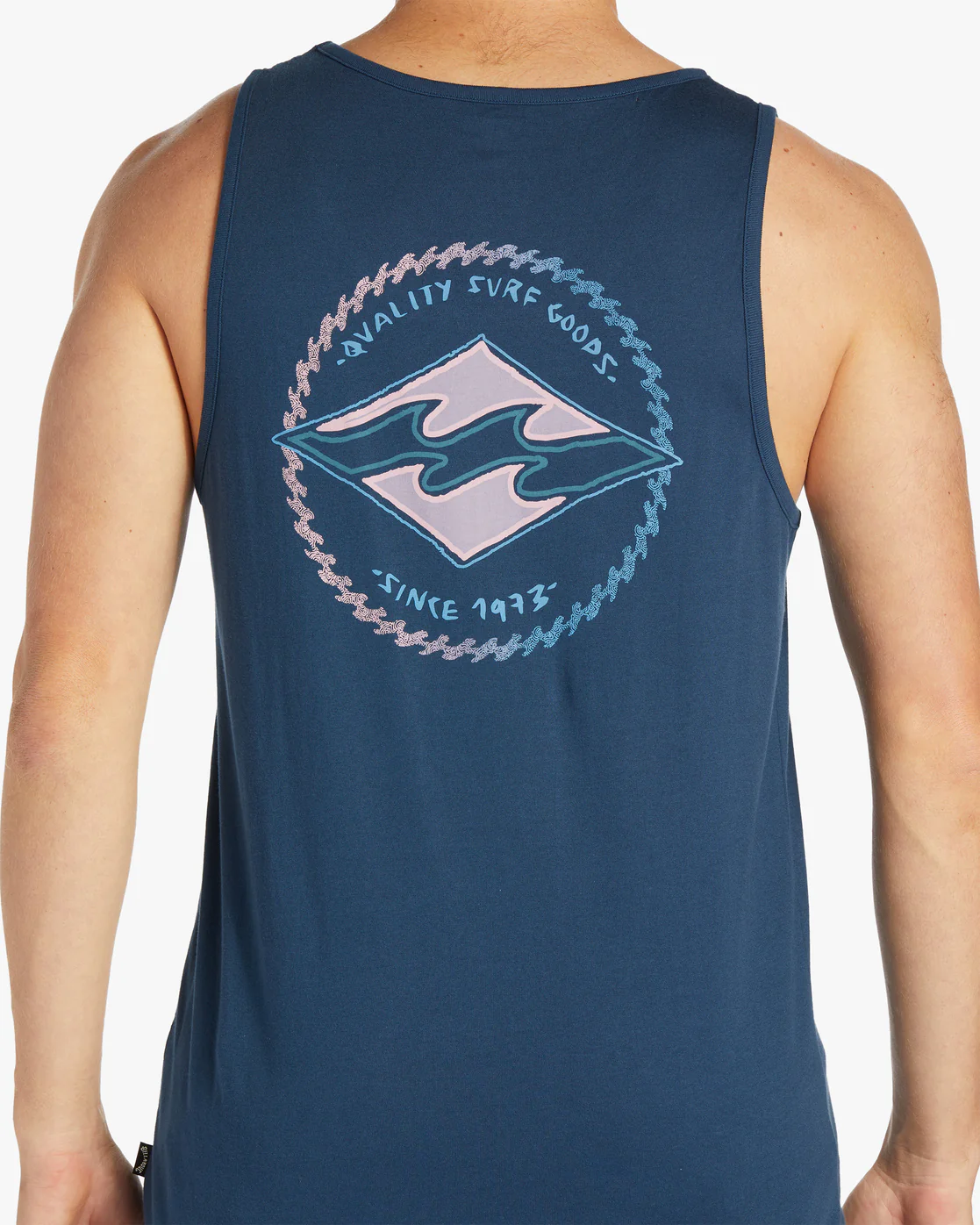 Billabong Rotor Diamond Tank - Dark Blue -Biliabong Outlet