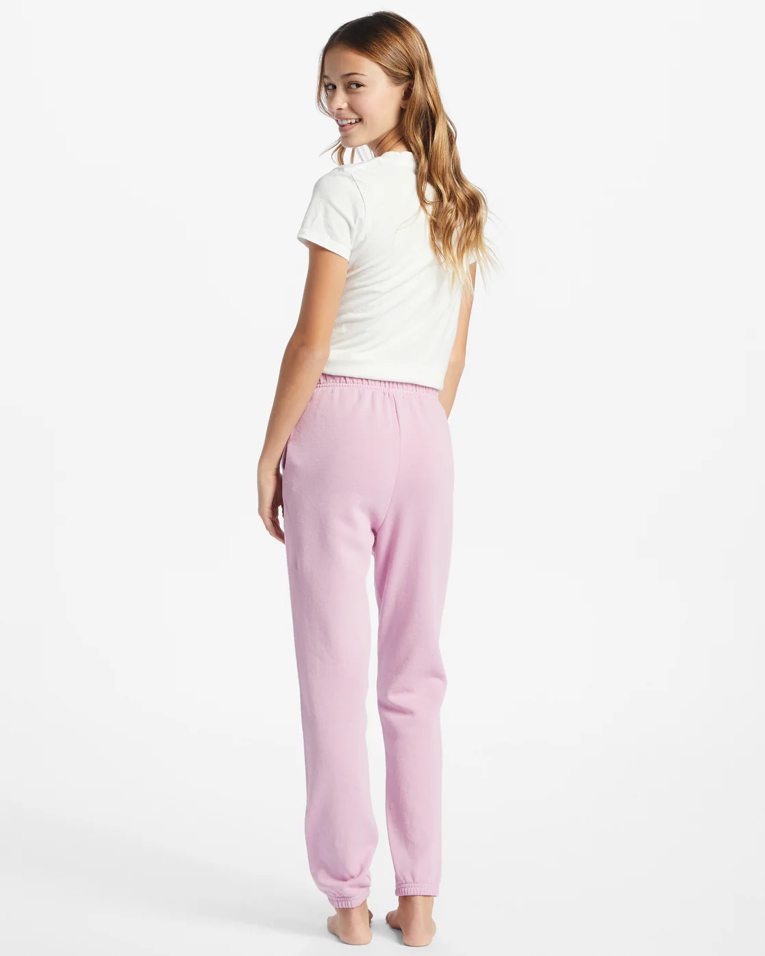 Billabong Girls Making Waves High-Waist Sweatpants - Lavender Kiss -Biliabong Outlet