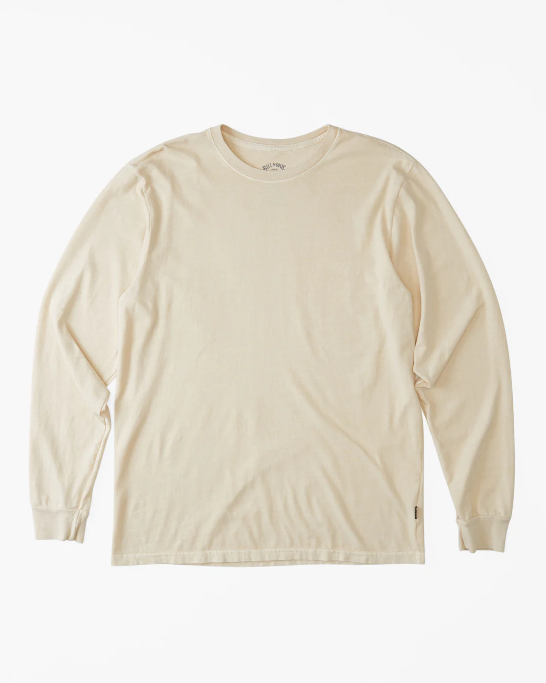 Billabong Essential Wave Washed Long Sleeve T-Shirt - Bone -Biliabong Outlet