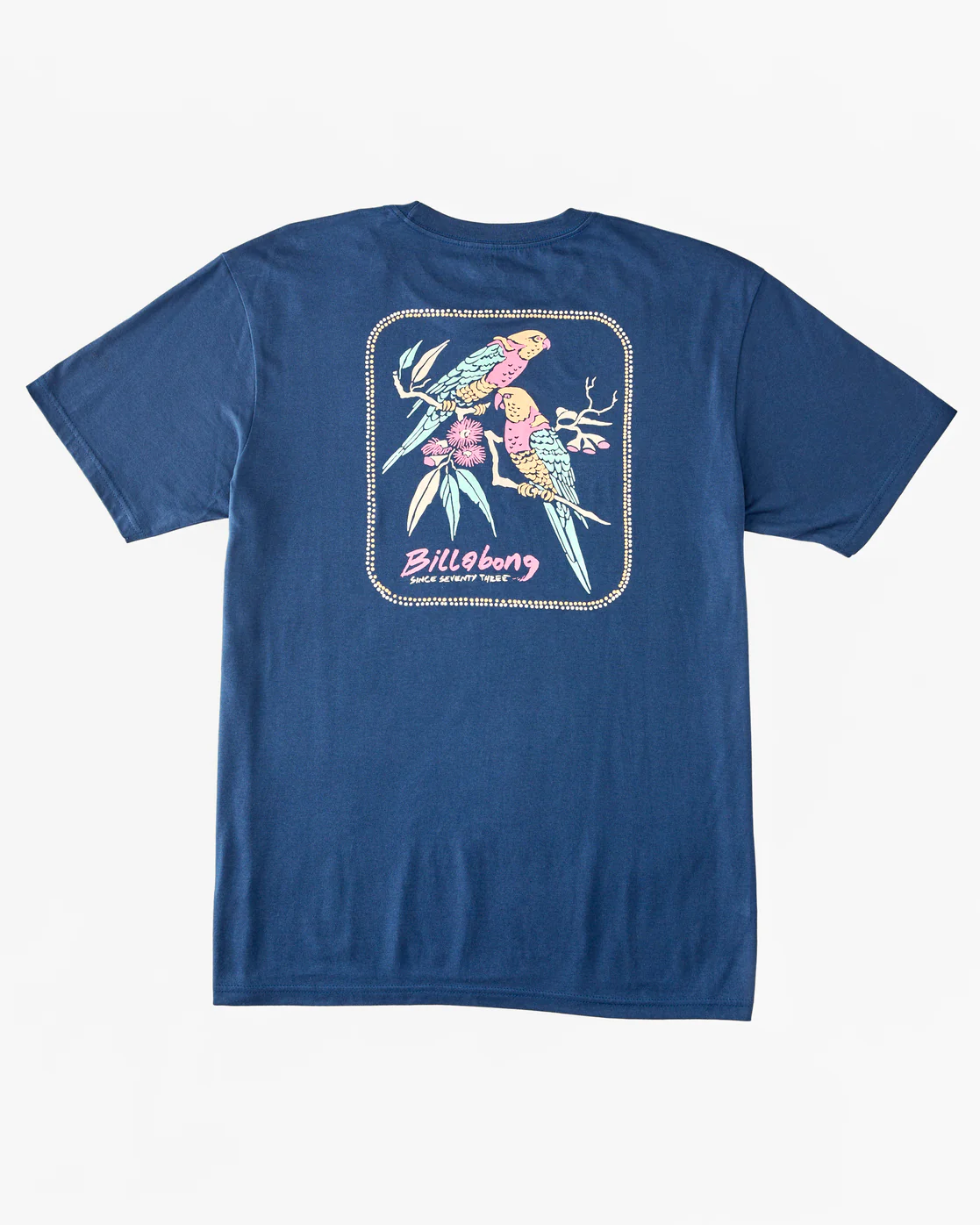 Billabong Social T-Shirt - Dark Blue -Biliabong Outlet