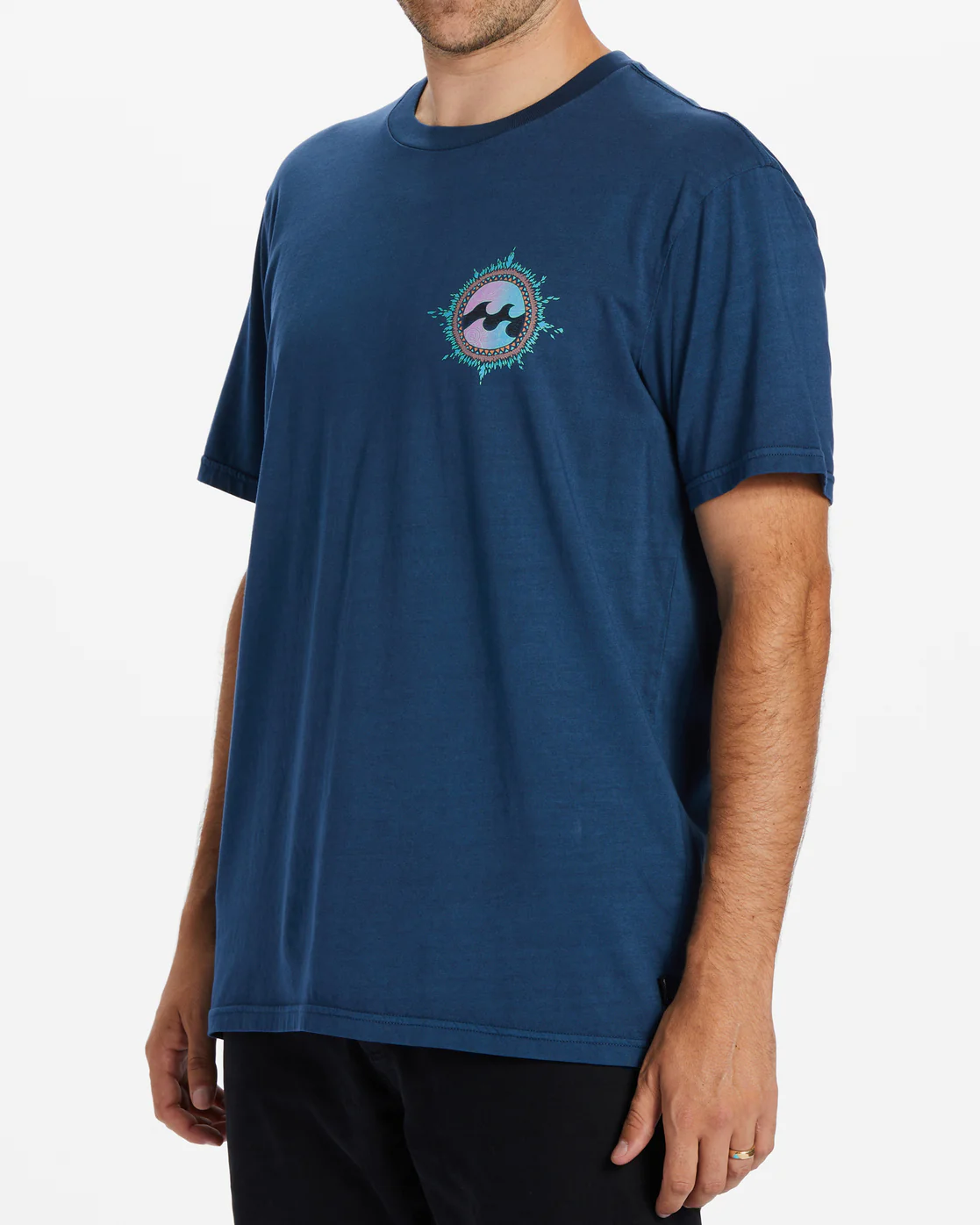 Billabong Flame T-Shirt - Dark Blue -Biliabong Outlet