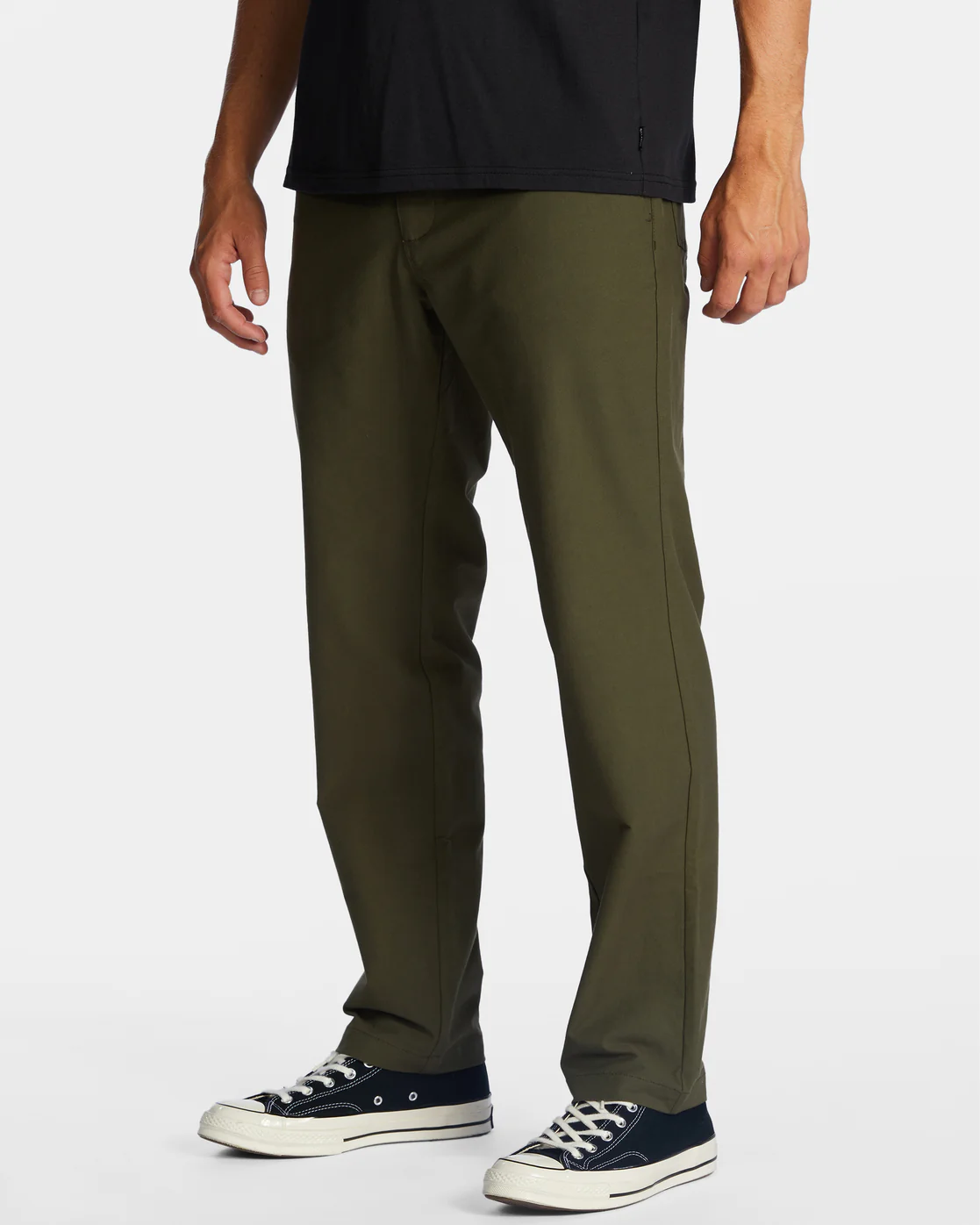 Billabong A/Div Surftrek Plus Organic Elastic Waist Pants - Dark Olive -Biliabong Outlet