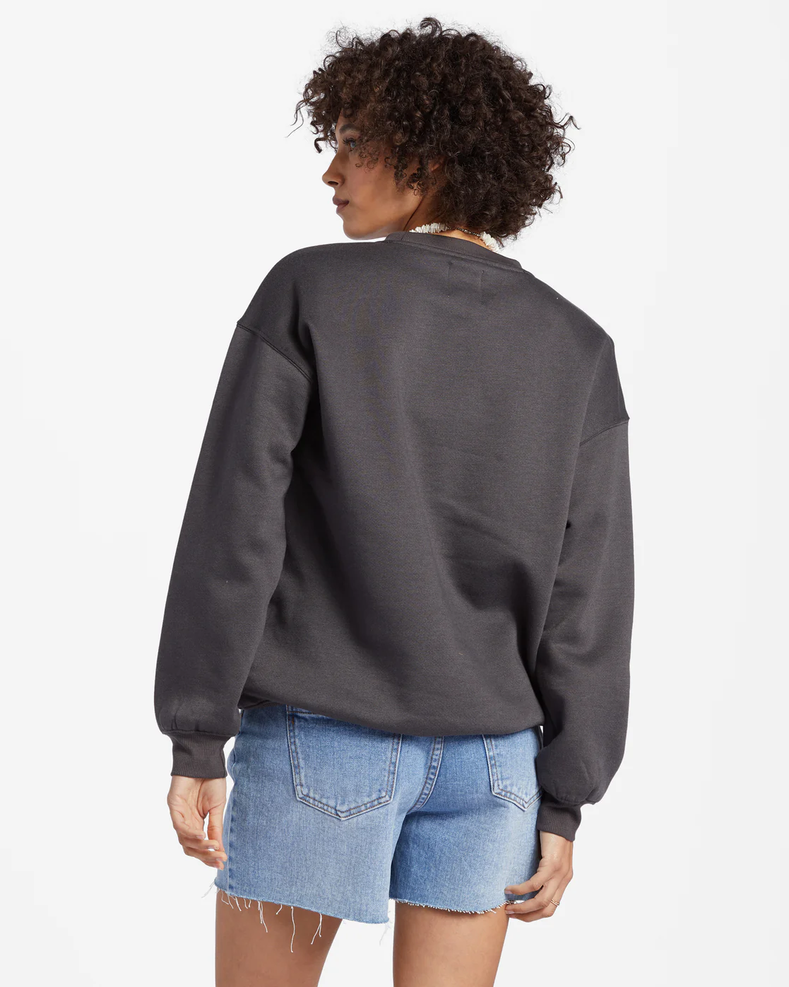 Billabong Forget Me Not Sweatshirt - Off Black -Biliabong Outlet