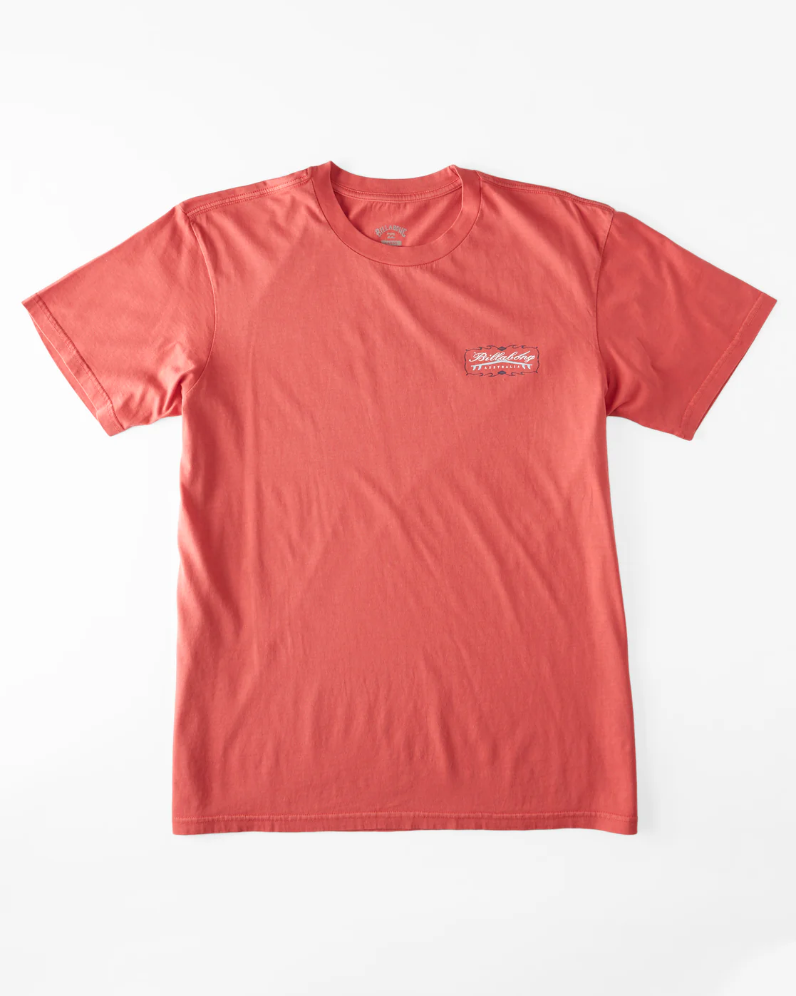 Billabong Crossboards Short Sleeve Wave Washed T-Shirt - Coral -Biliabong Outlet