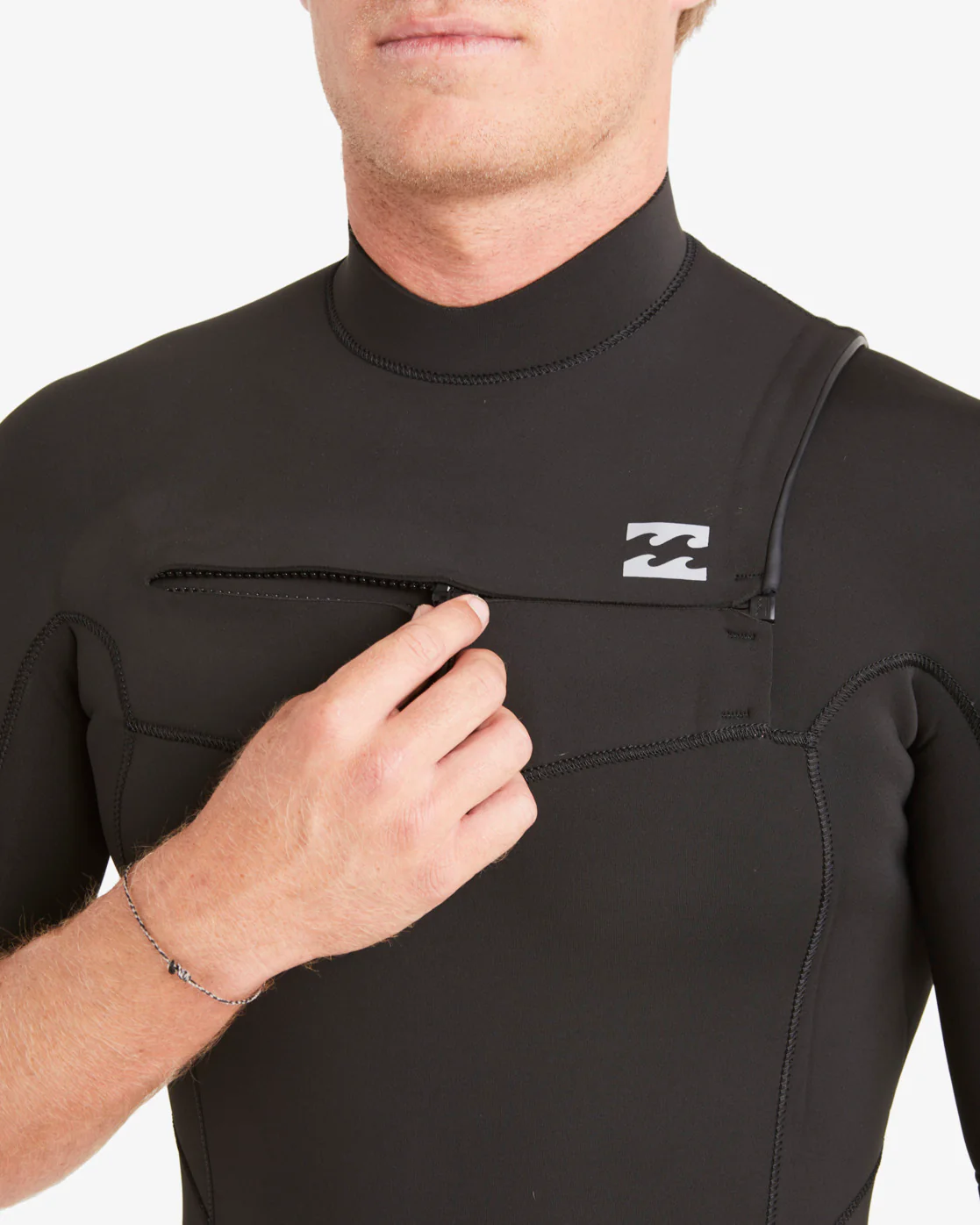 Billabong 2/2 Absolute Chest Zip Full Wetsuit - Black -Biliabong Outlet