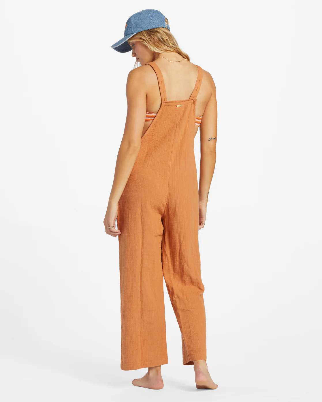Billabong Pacific Time Romper/Jumpsuit - Toffee -Biliabong Outlet
