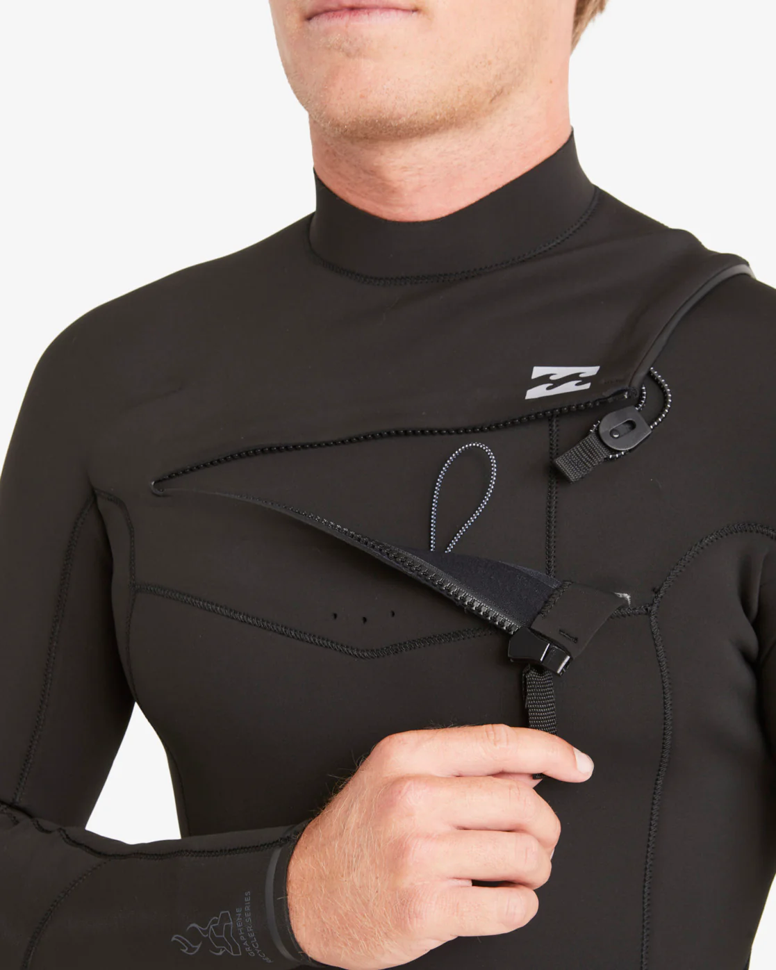 Billabong 3/2 Absolute Chest Zip Full Wetsuit - Black -Biliabong Outlet