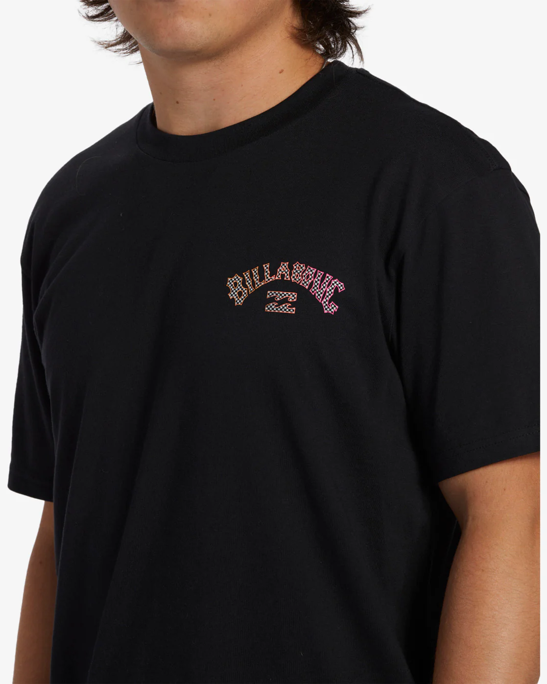 Billabong Arch Fill Short Sleeve T-Shirt - Black -Biliabong Outlet