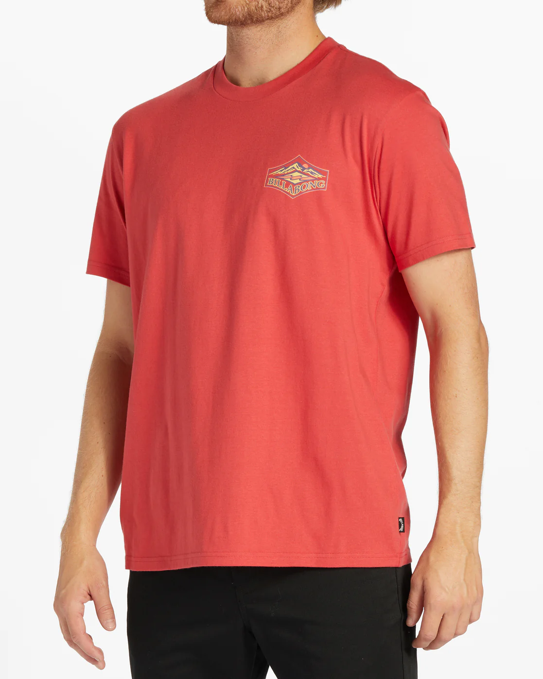Billabong Summit Short Sleeve T-Shirt - Coral -Biliabong Outlet