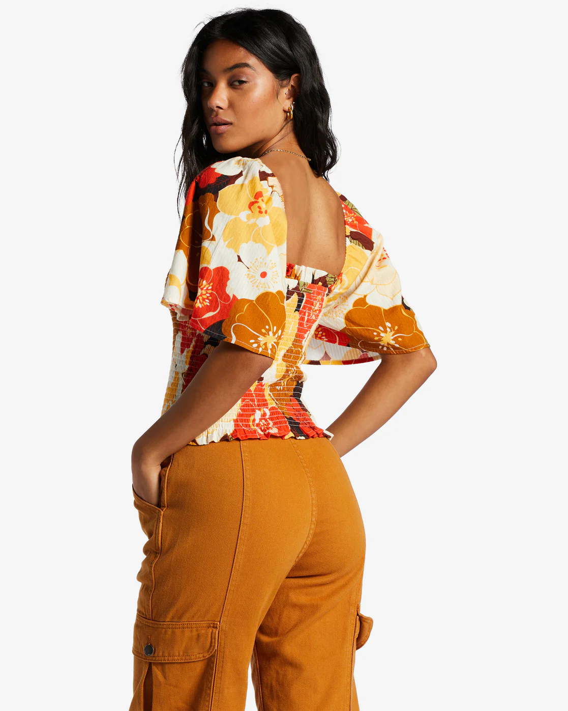 Billabong Golden Daze Crop Top - Multi -Biliabong Outlet