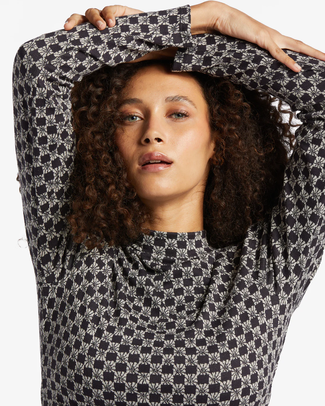 Billabong Everleigh Mock Dress - Black Pebble -Biliabong Outlet