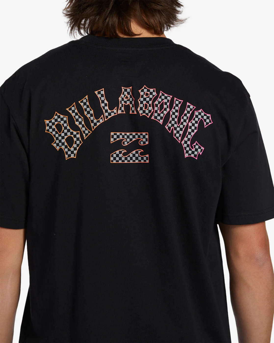 Billabong Arch Fill Short Sleeve T-Shirt - Black -Biliabong Outlet