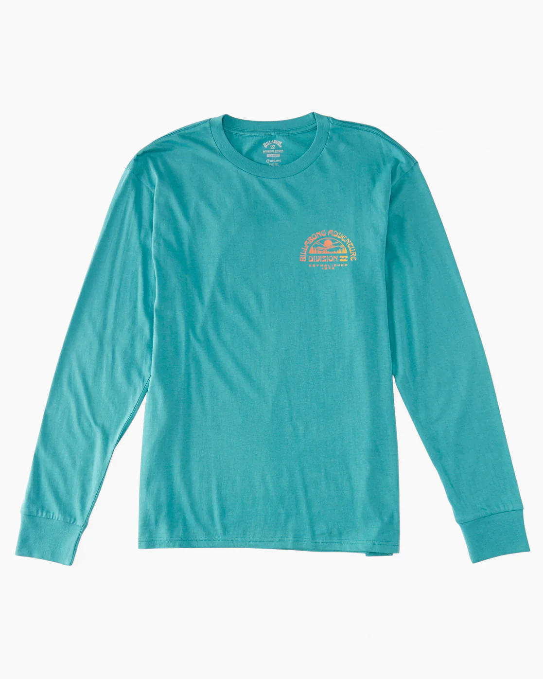 Billabong Highland Long Sleeve T-Shirt - Seagreen -Biliabong Outlet