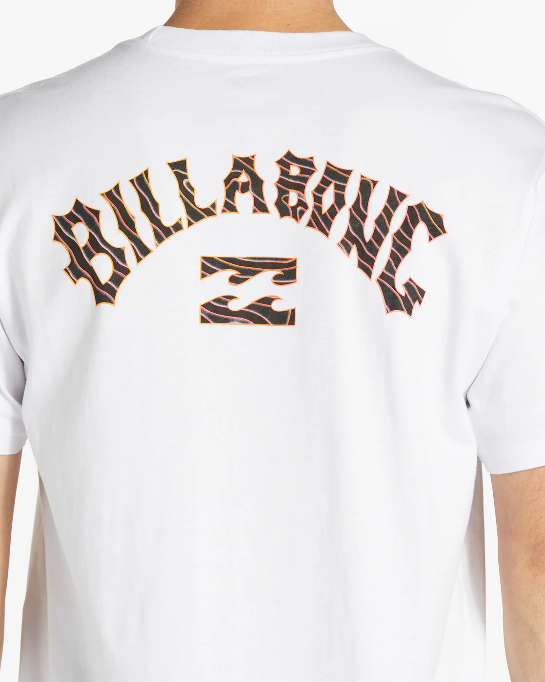 Billabong Arch Fill Short Sleeve T-Shirt - White -Biliabong Outlet
