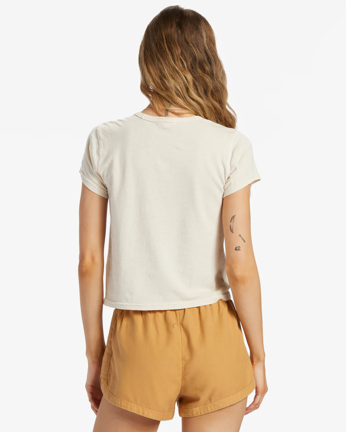 Billabong Road Trippin Elastic Waist Shorts - Cosmic Khaki -Biliabong Outlet