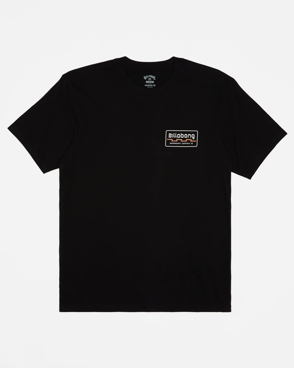 Billabong Walled Short Sleeve T-Shirt - Black -Biliabong Outlet