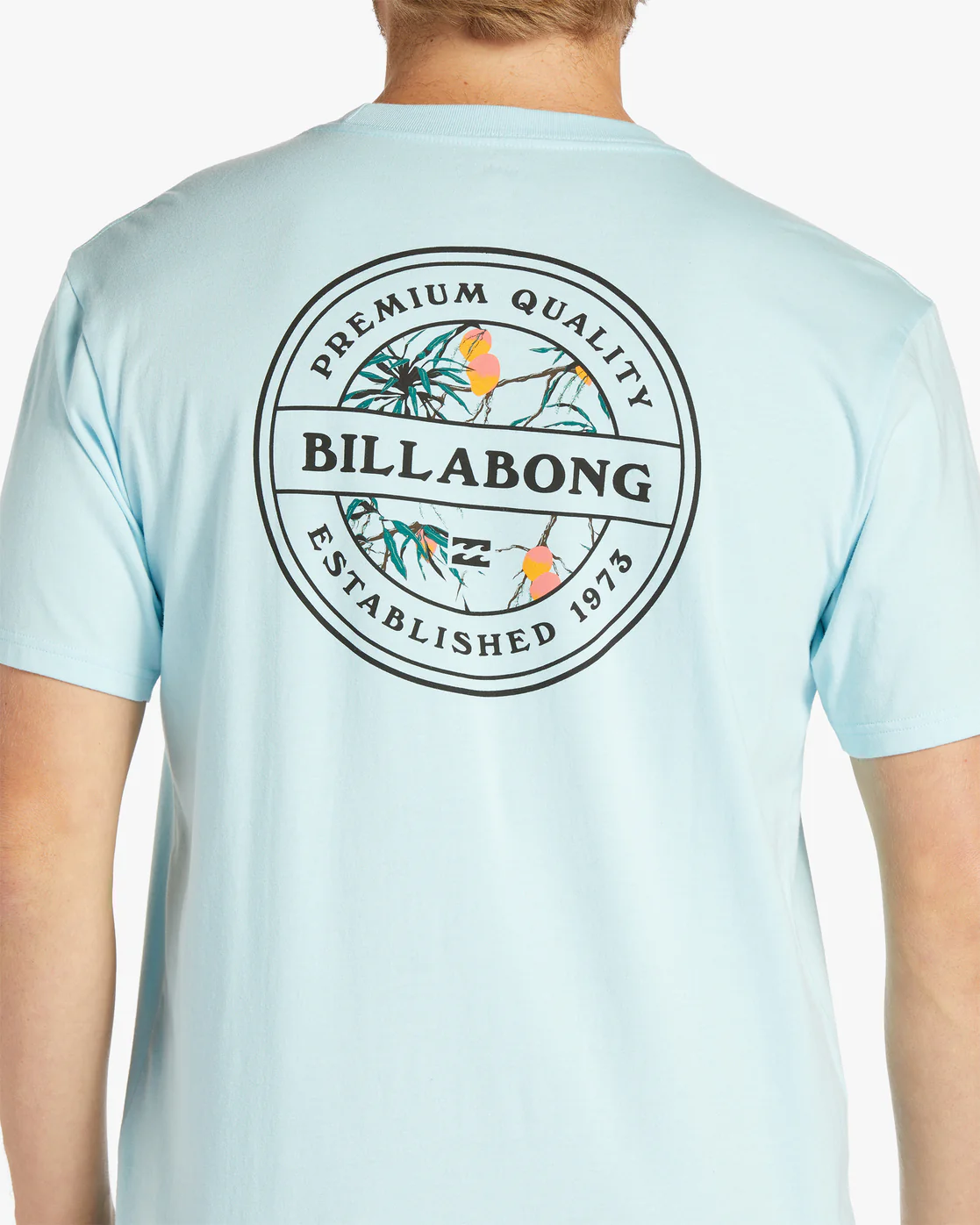 Billabong Rotor Short Sleeve T-Shirt - Coastal Blue -Biliabong Outlet