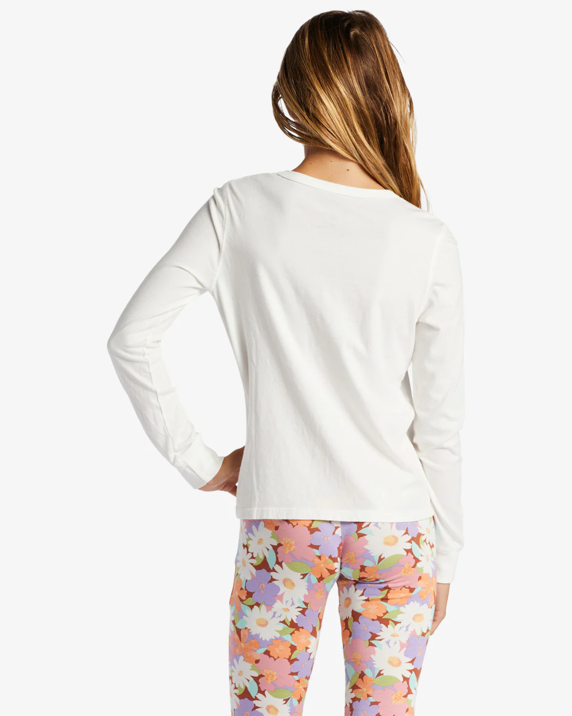 Billabong Girls Love Blooms T-Shirt - Salt Crystal -Biliabong Outlet