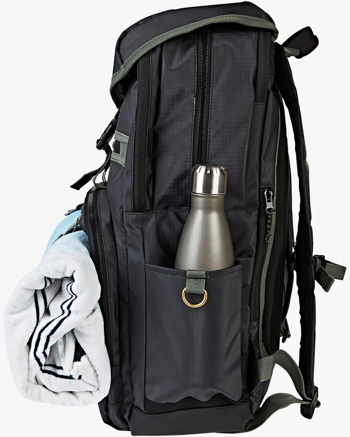 Billabong Surftrek Explorer 32L Large Travel Backpack - Black | Billabong Backpack -Biliabong Outlet