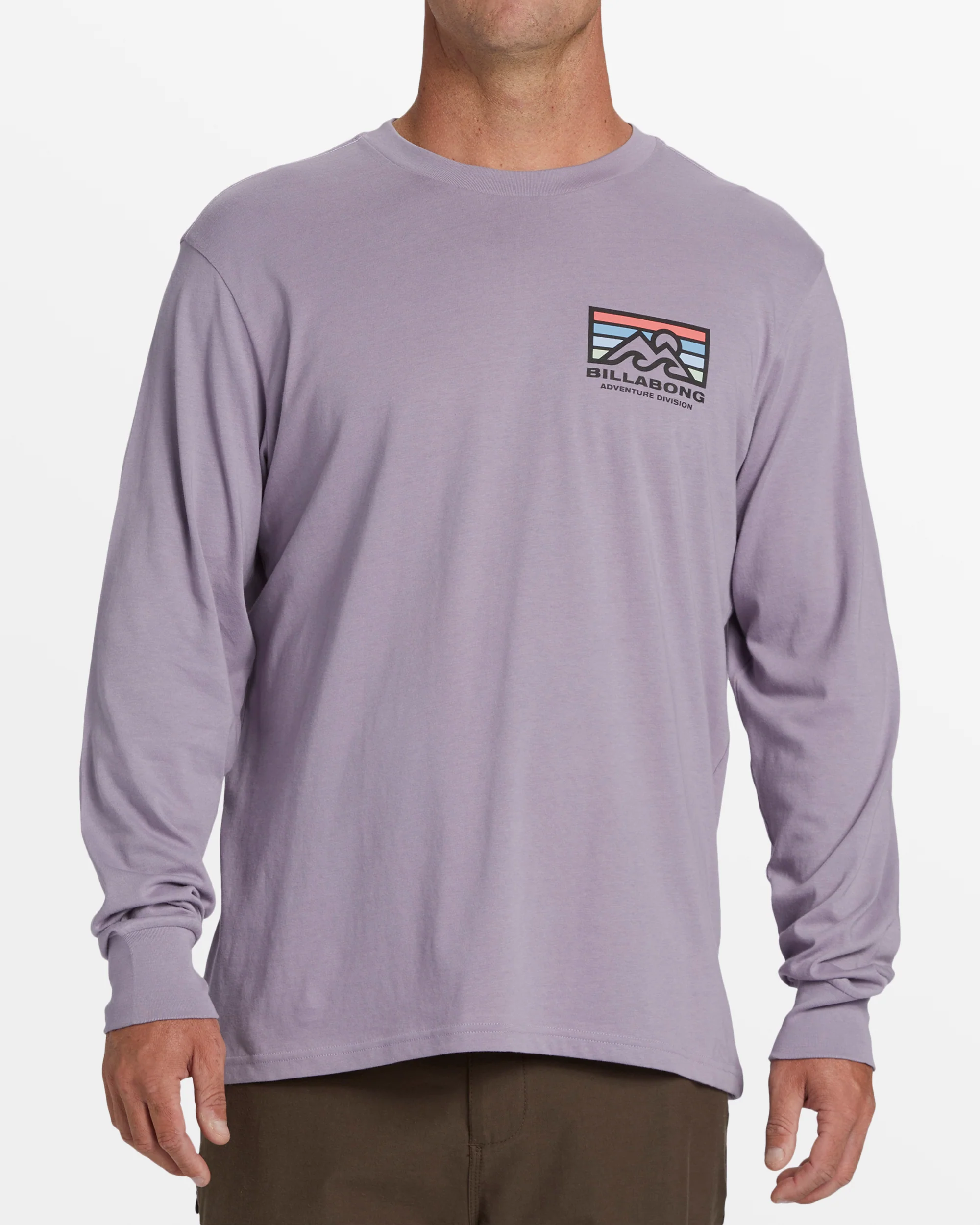 Billabong A/Div Length Long Sleeve T-Shirt - Purple Ash -Biliabong Outlet