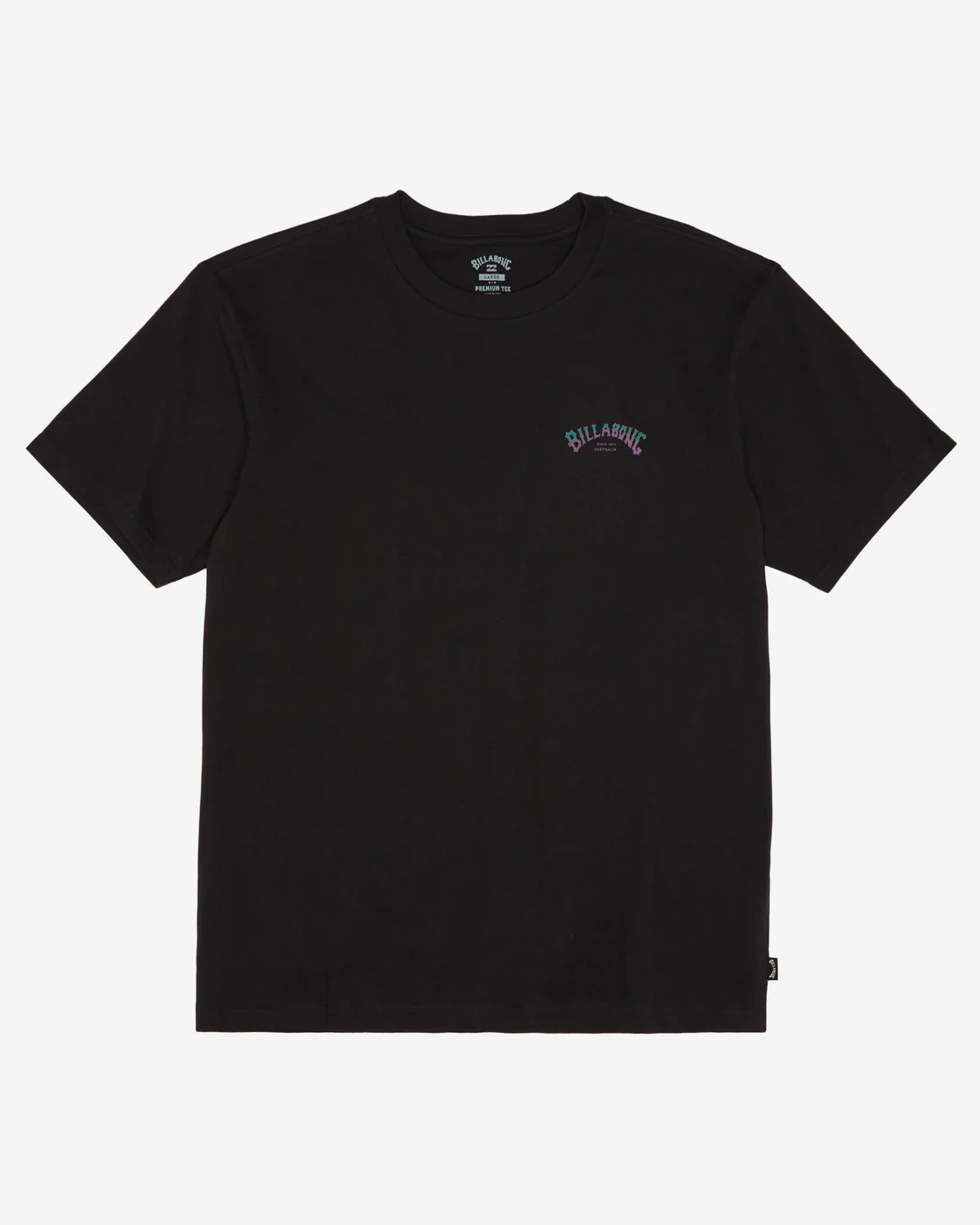 Billabong Stacked Arch Short Sleeve T-Shirt - Washed Black -Biliabong Outlet