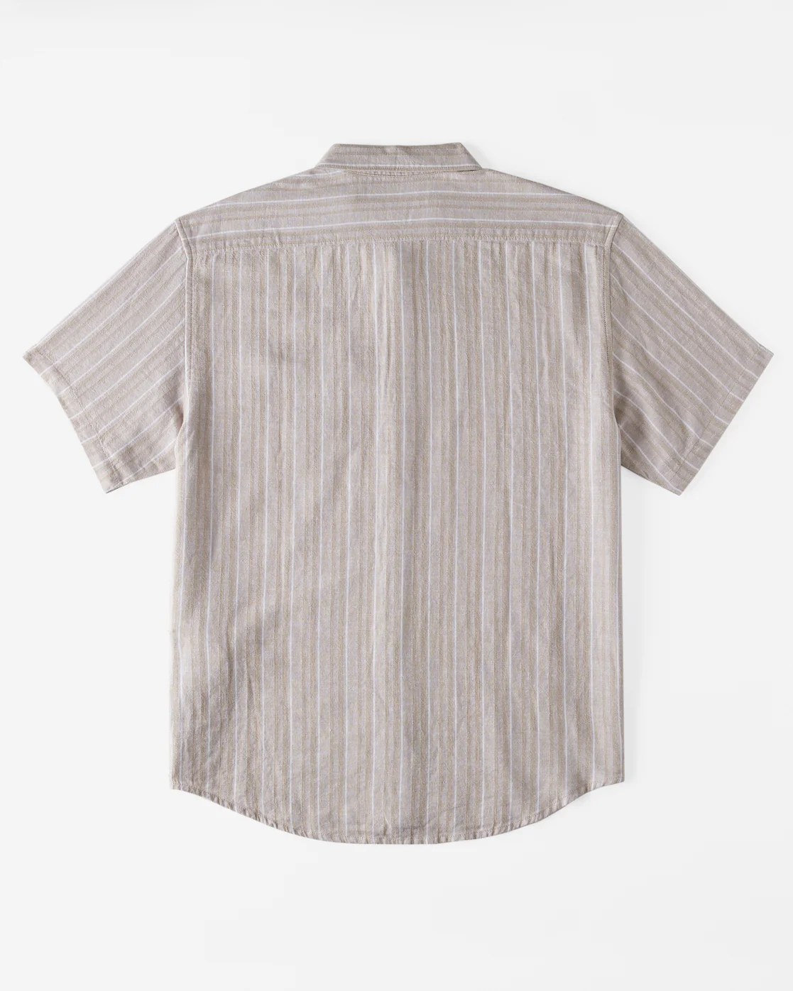 Billabong All Day Stripe Short Sleeve Woven Shirt - Stone -Biliabong Outlet