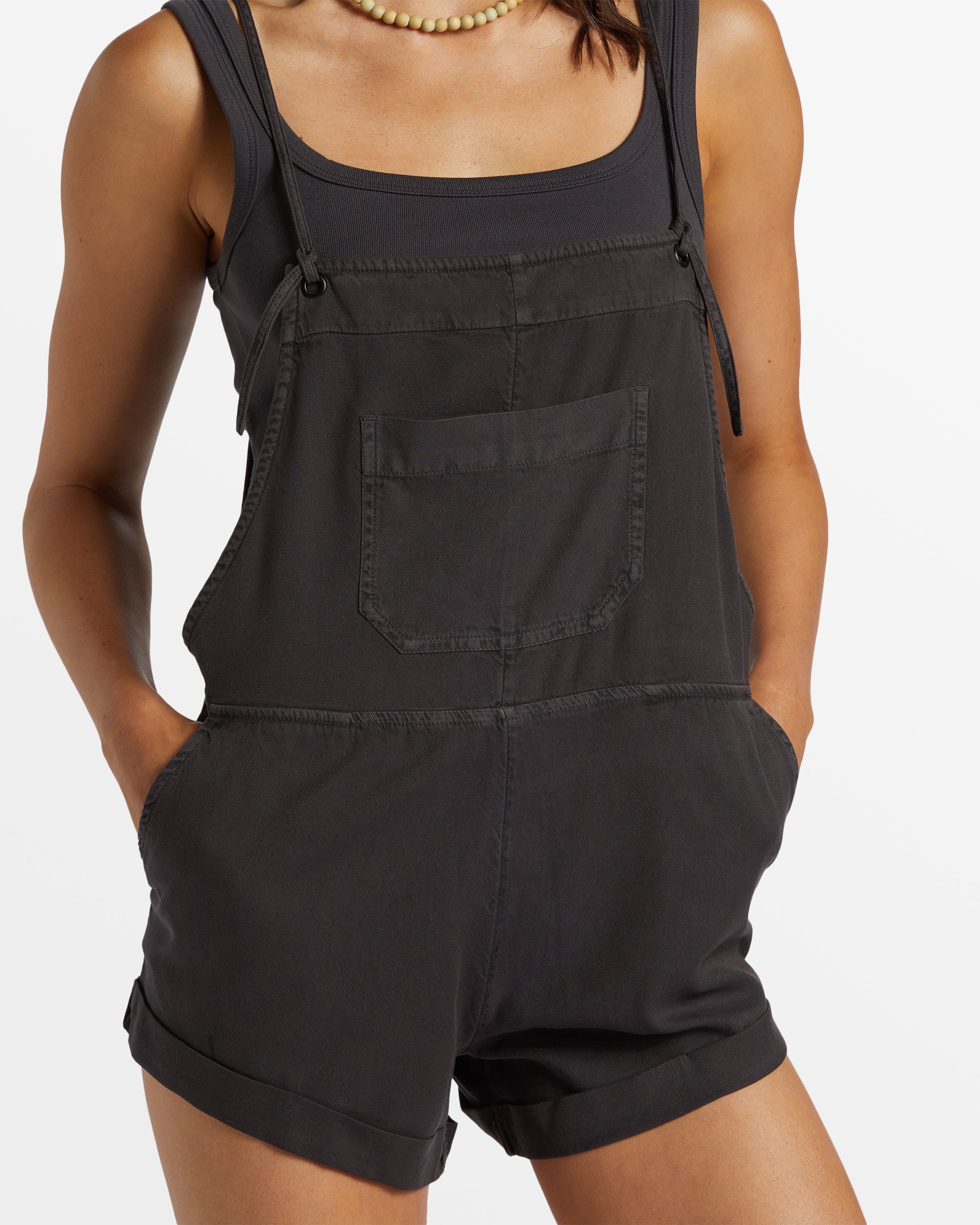 Billabong Wild Pursuit Romper - Off Black -Biliabong Outlet