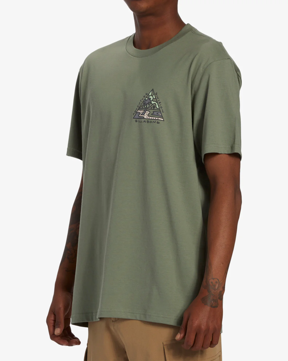 Billabong Shine Short Sleeve T-Shirt - Sage -Biliabong Outlet