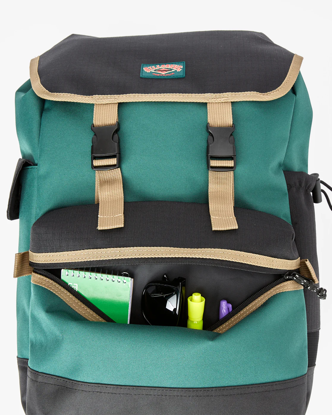 Billabong Journey Rucksack 24L Medium Backpack - Deep Teal | Billabong Backpack -Biliabong Outlet