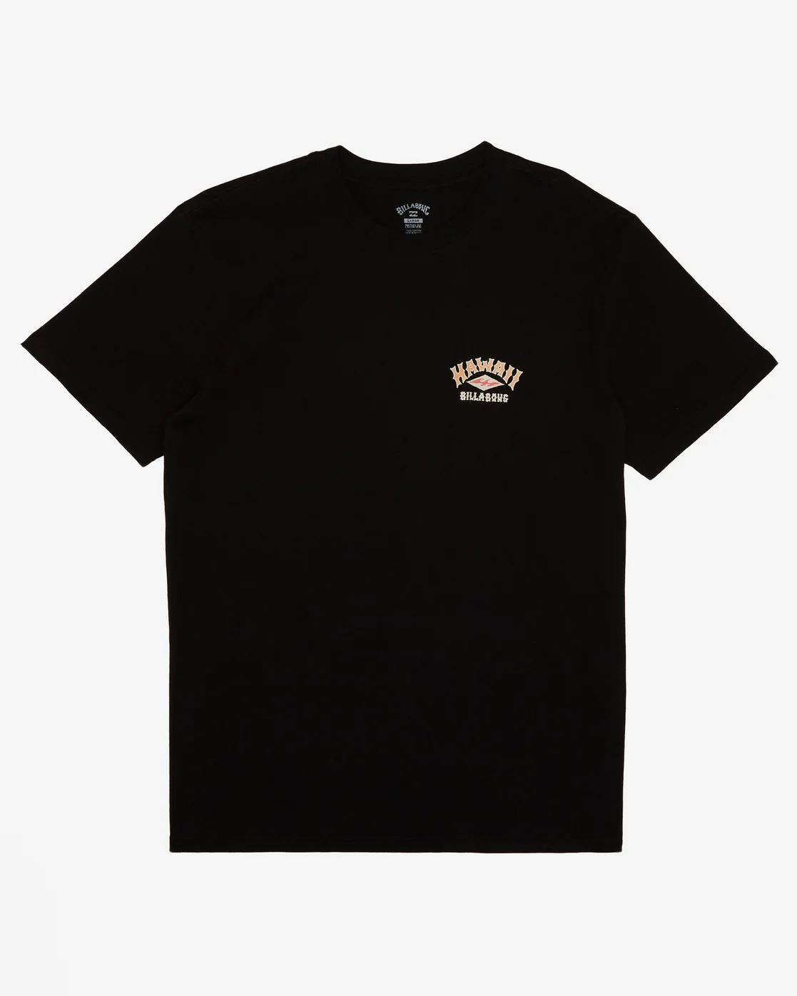 Billabong Arch Hawaii Short Sleeve T-Shirt - Black -Biliabong Outlet