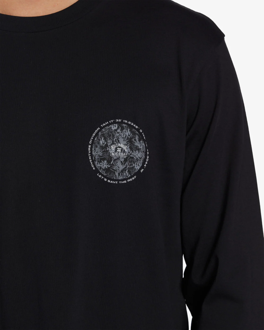 Billabong Coral Gardeners Restore Long Sleeve T-Shirt - Black -Biliabong Outlet