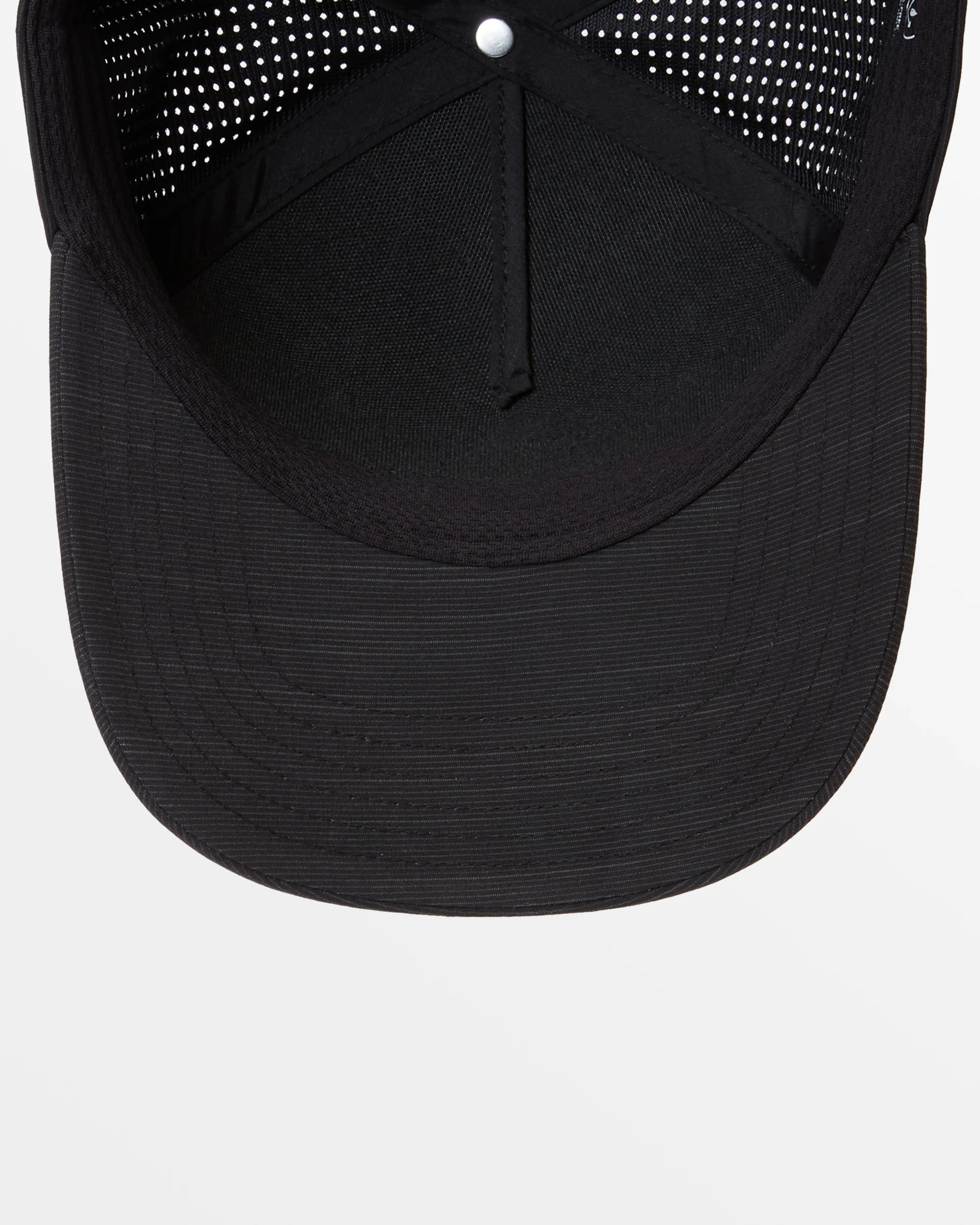 Billabong Crossfire Snapback Hat - Black Slub -Biliabong Outlet