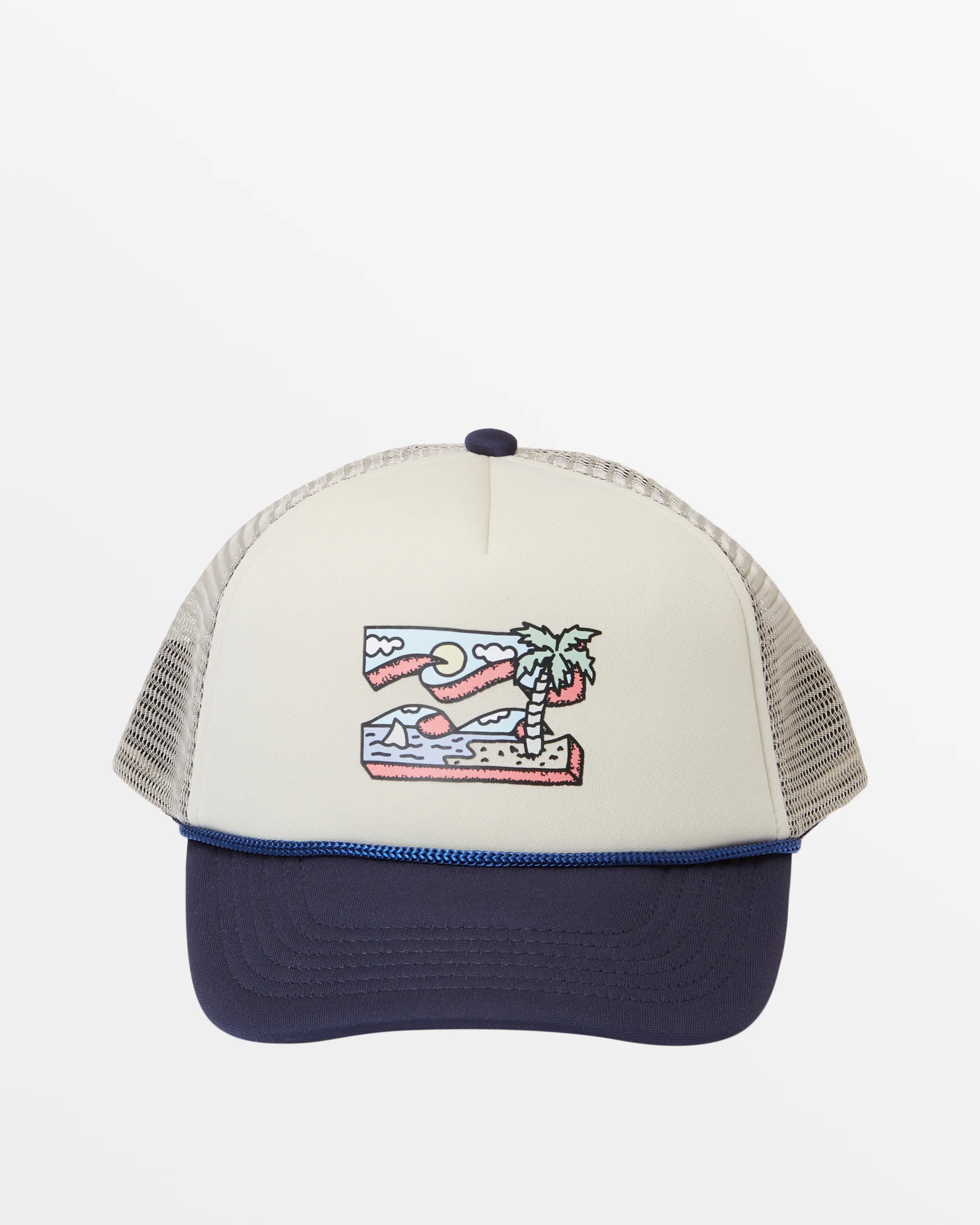 Billabong Boy's Riot Trucker Hat - Navy/Khaki -Biliabong Outlet